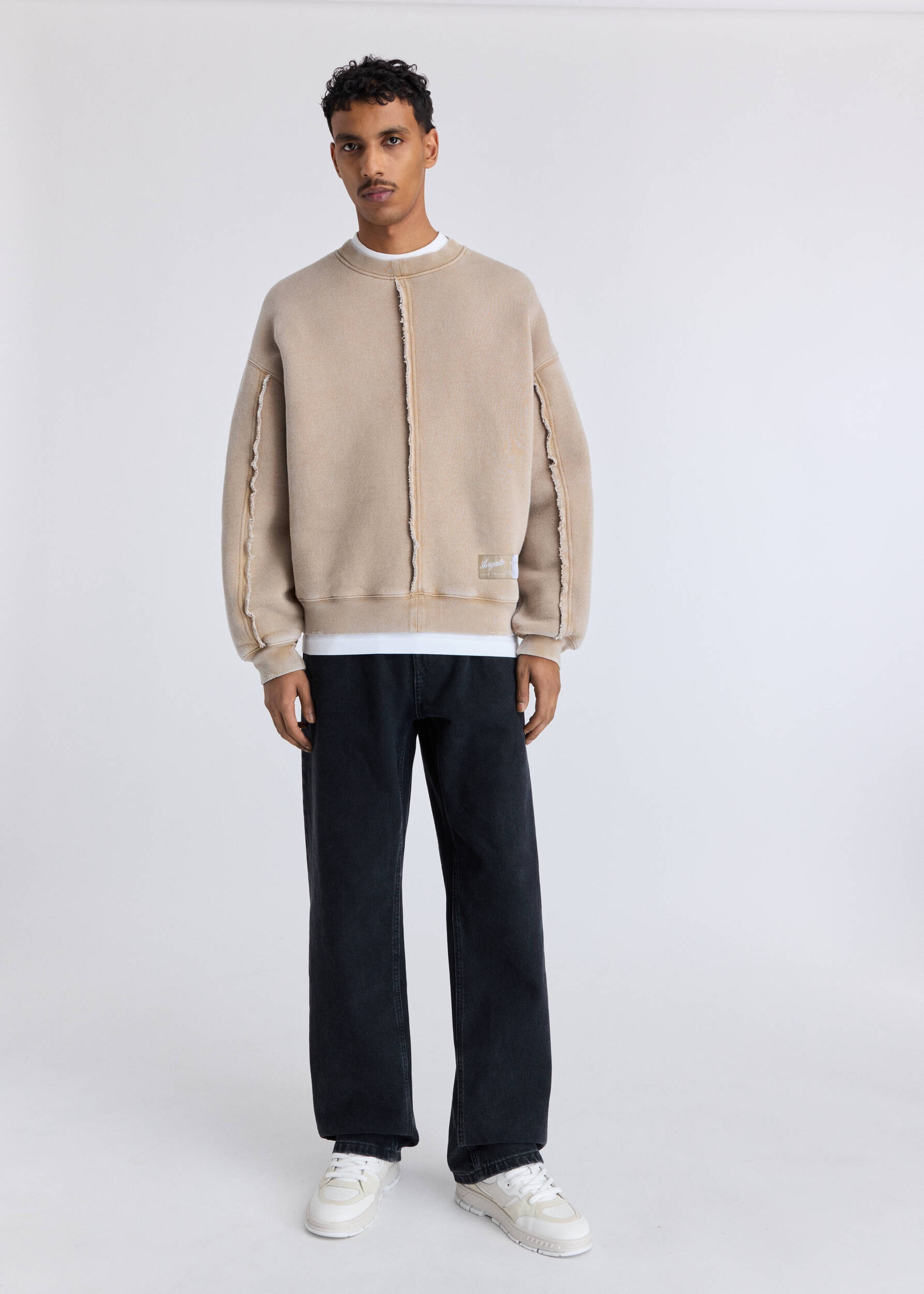 Chopped Distressed Sweatshirt - 4