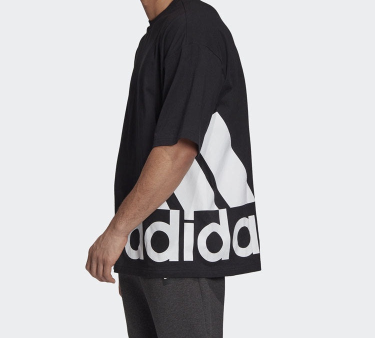 adidas Mh Boxbos Tee Side Large Logo Short Sleeve Black GC7288 - 4