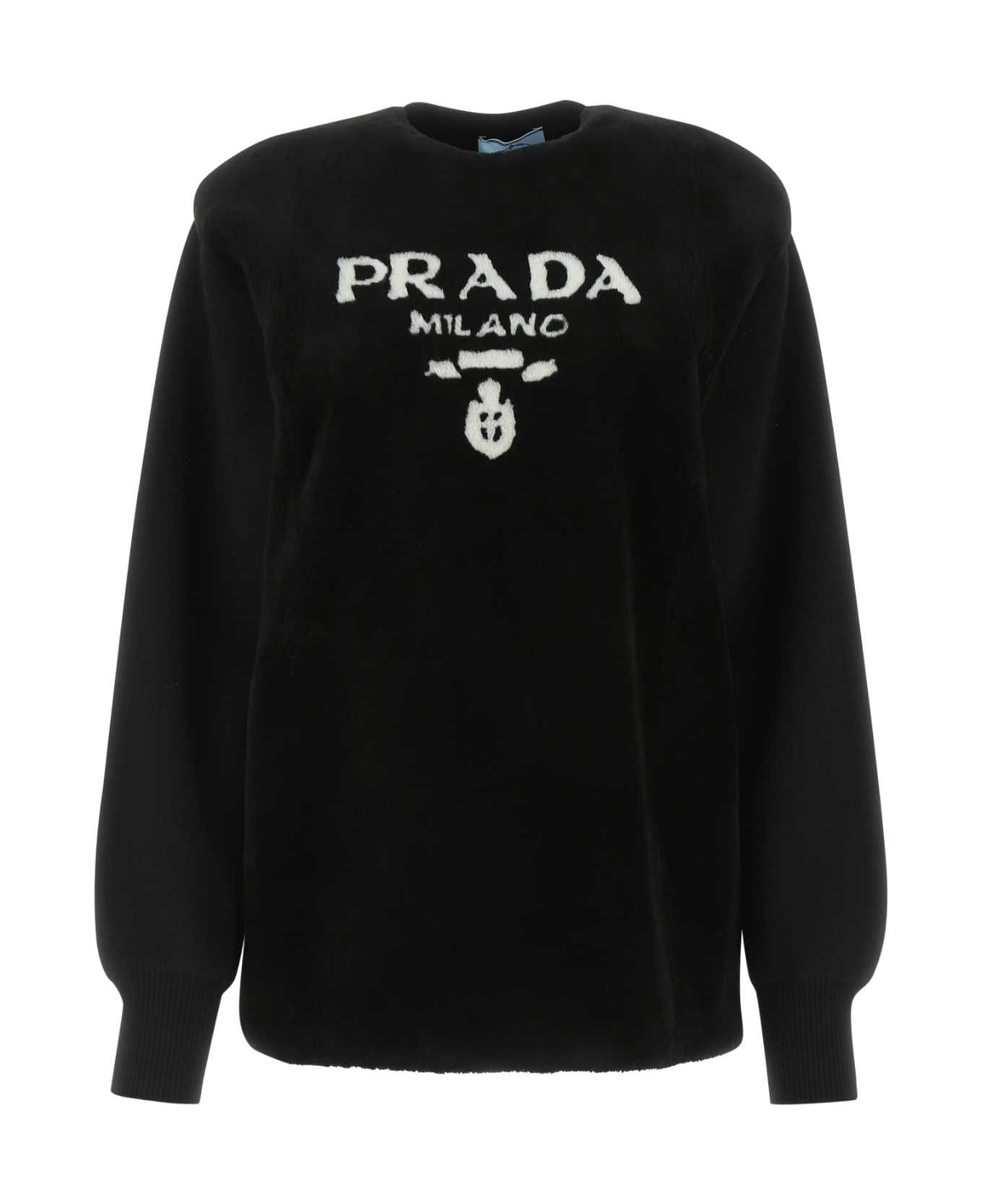 Black Cashmere Sweater - 1