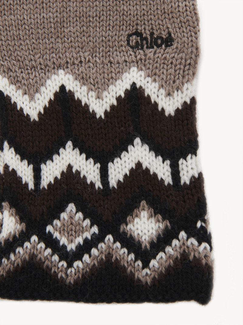 FAIR ISLE FINGERLESS GLOVES 3
