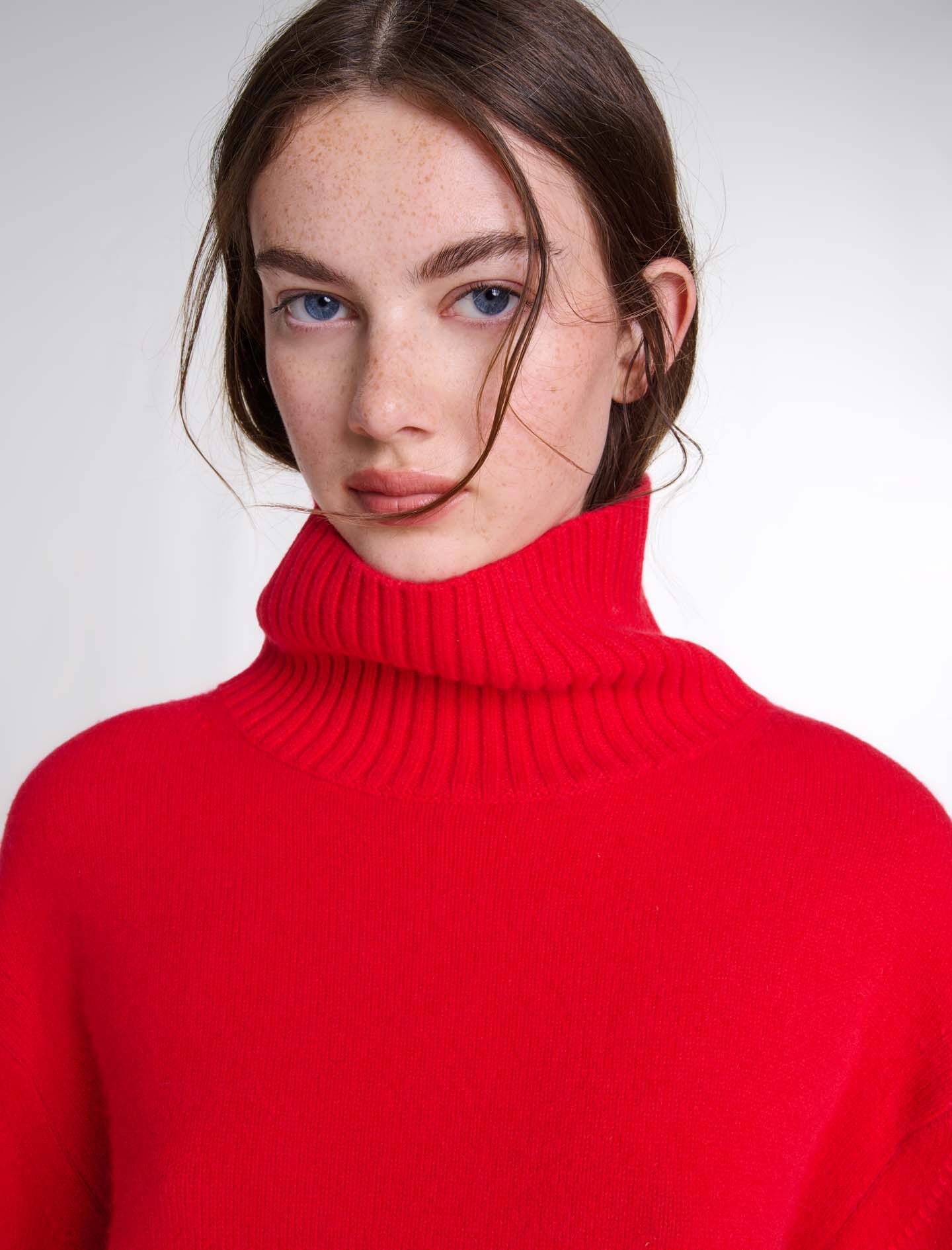 High-neck cashmere jumper - 6