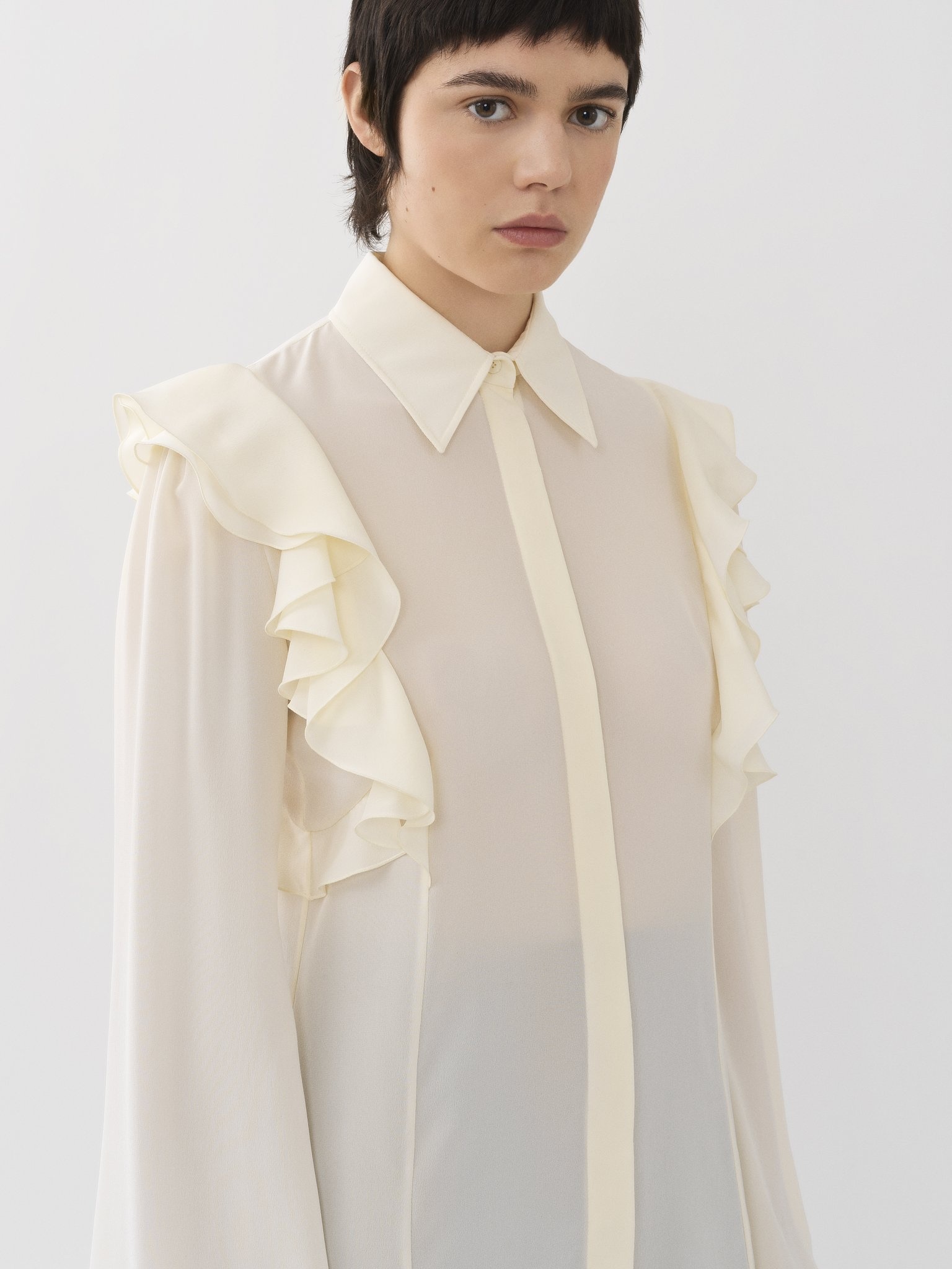 RUFFLED BLOUSE - 7
