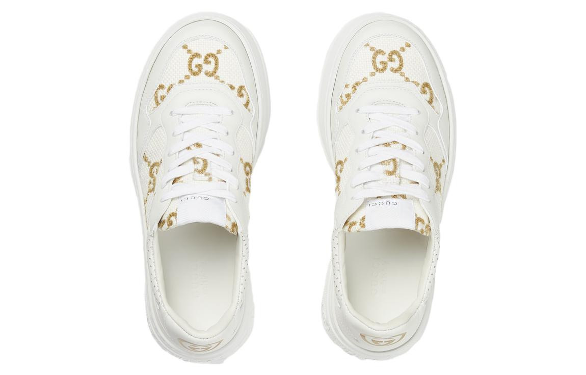 (WMNS) Gucci GG Sneaker 'White Leather' 670408-AACXG-9059 - 2