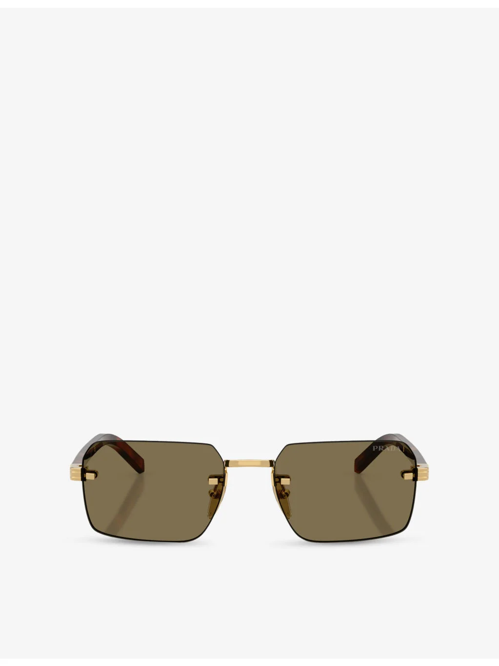 PR D55S Square-Frame Metal Sunglasses - 1
