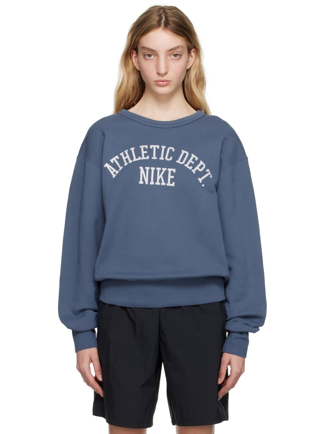 Blue Crew Sweatshirt - 1