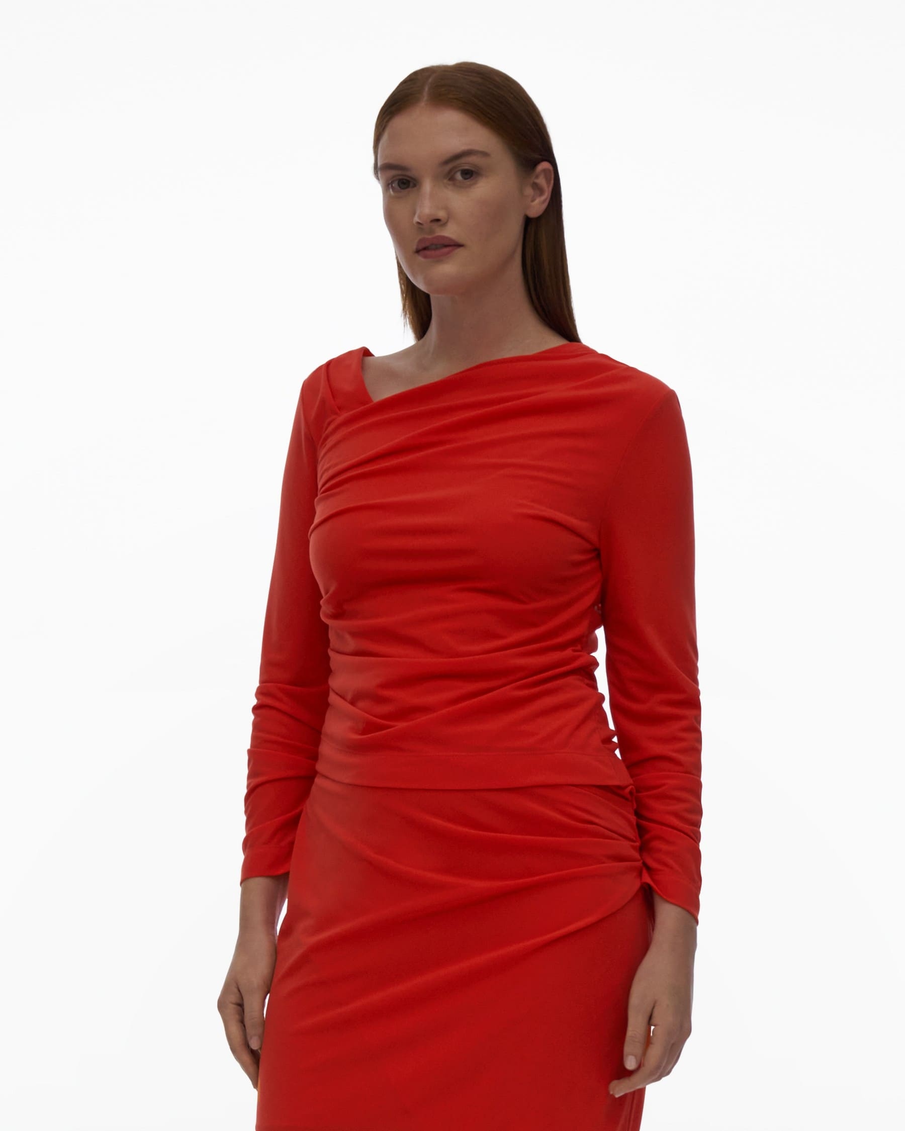 RUCHED ASYMMETRICAL TOP - 5