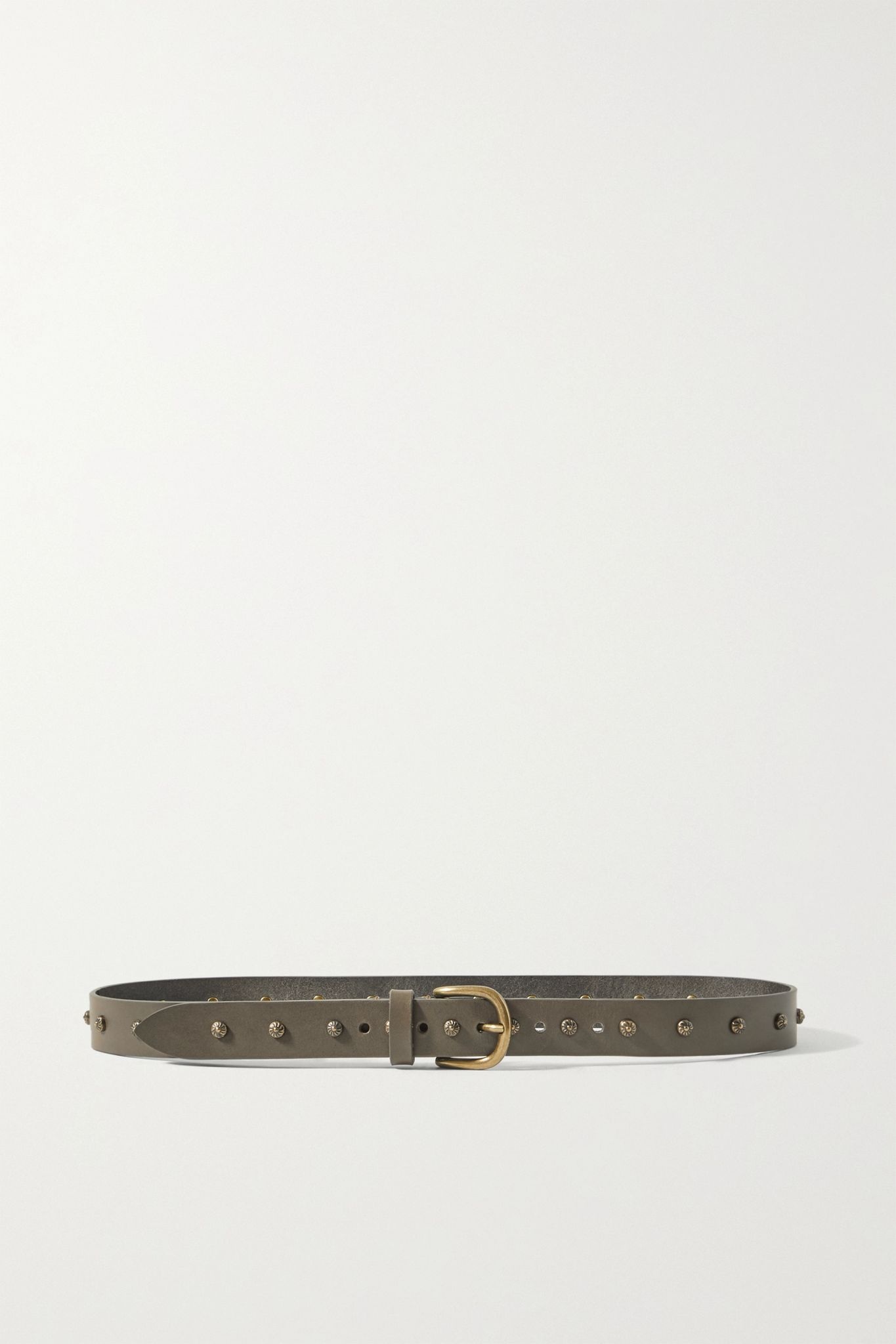 Zalo studded leather belt - 1