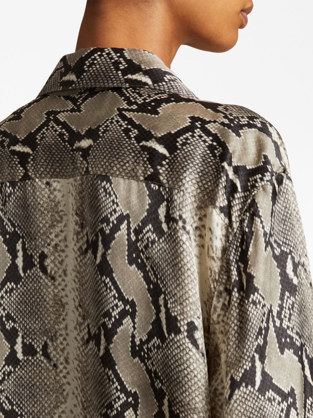 Argo snake-print shirt - 6