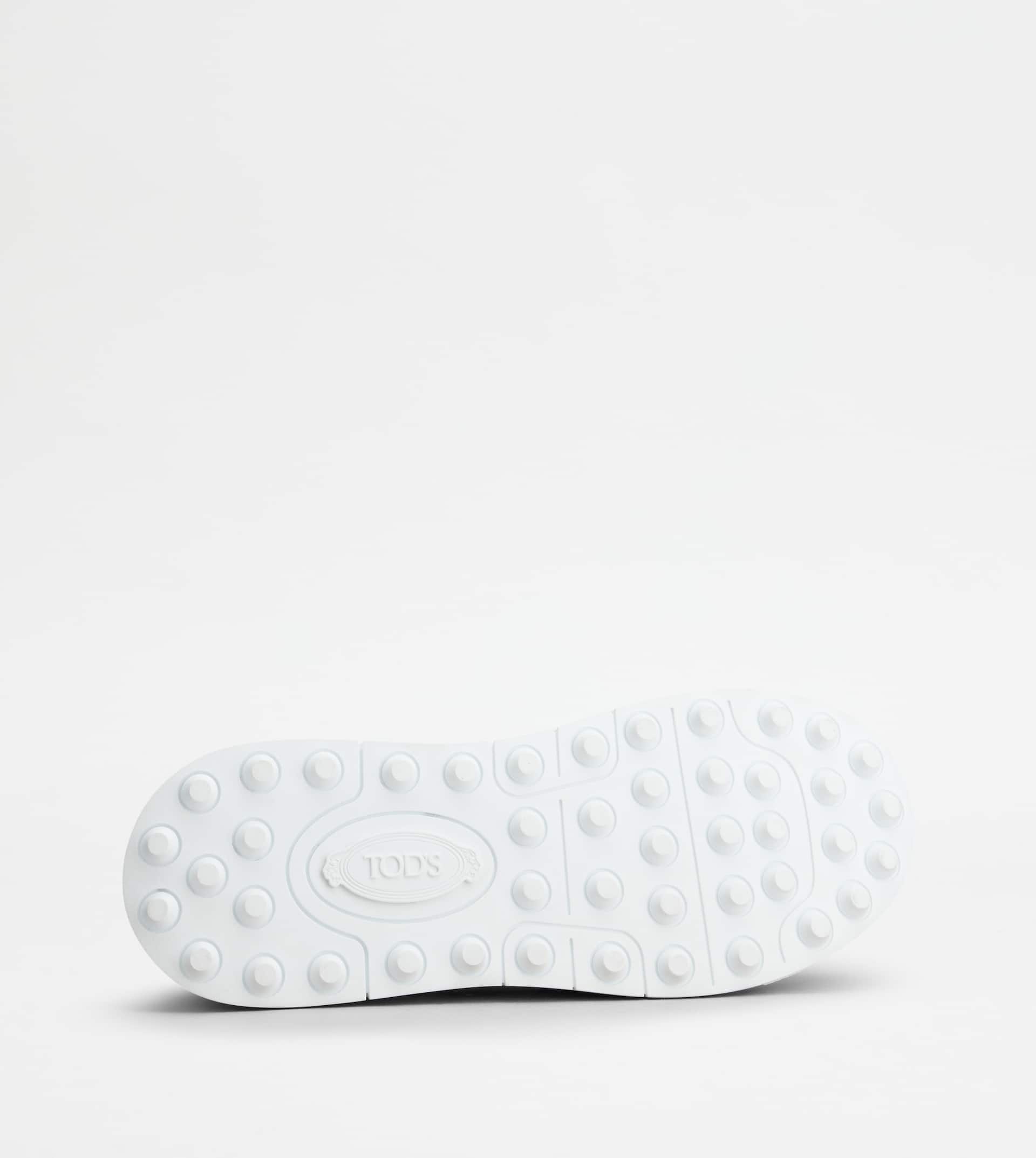 TOD'S SNEAKERS IN SUEDE AND SMOOTH LEATHER - WHITE, BROWN - 5