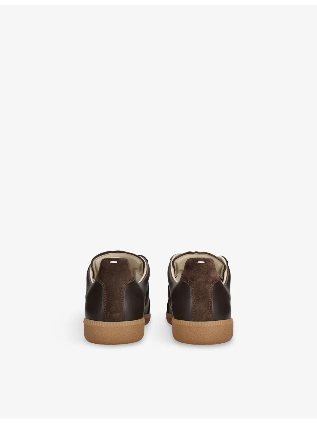 Replica Leather Low-Top Trainers - 4