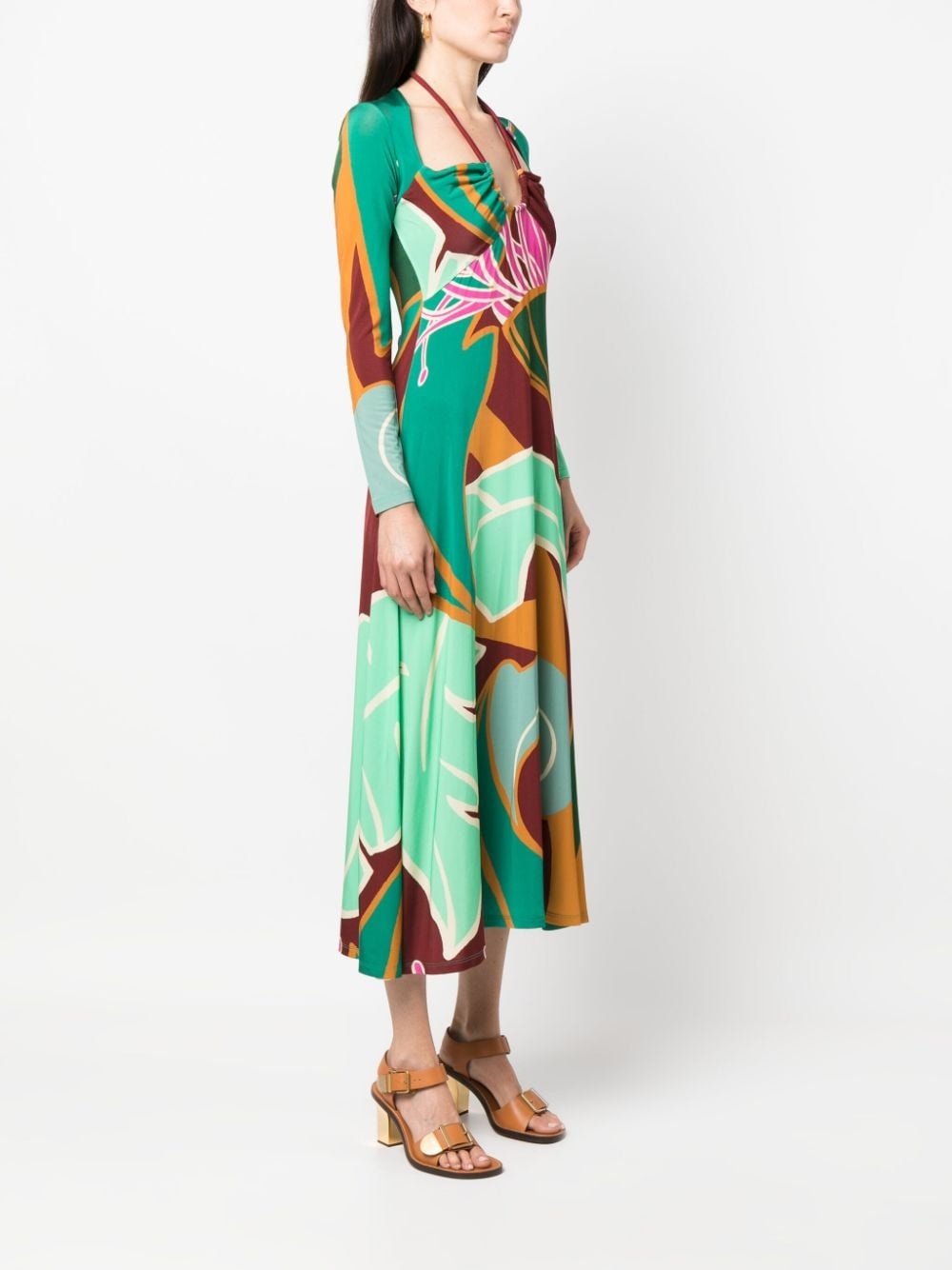 Tapestry Of Time long-sleeved dress - 3