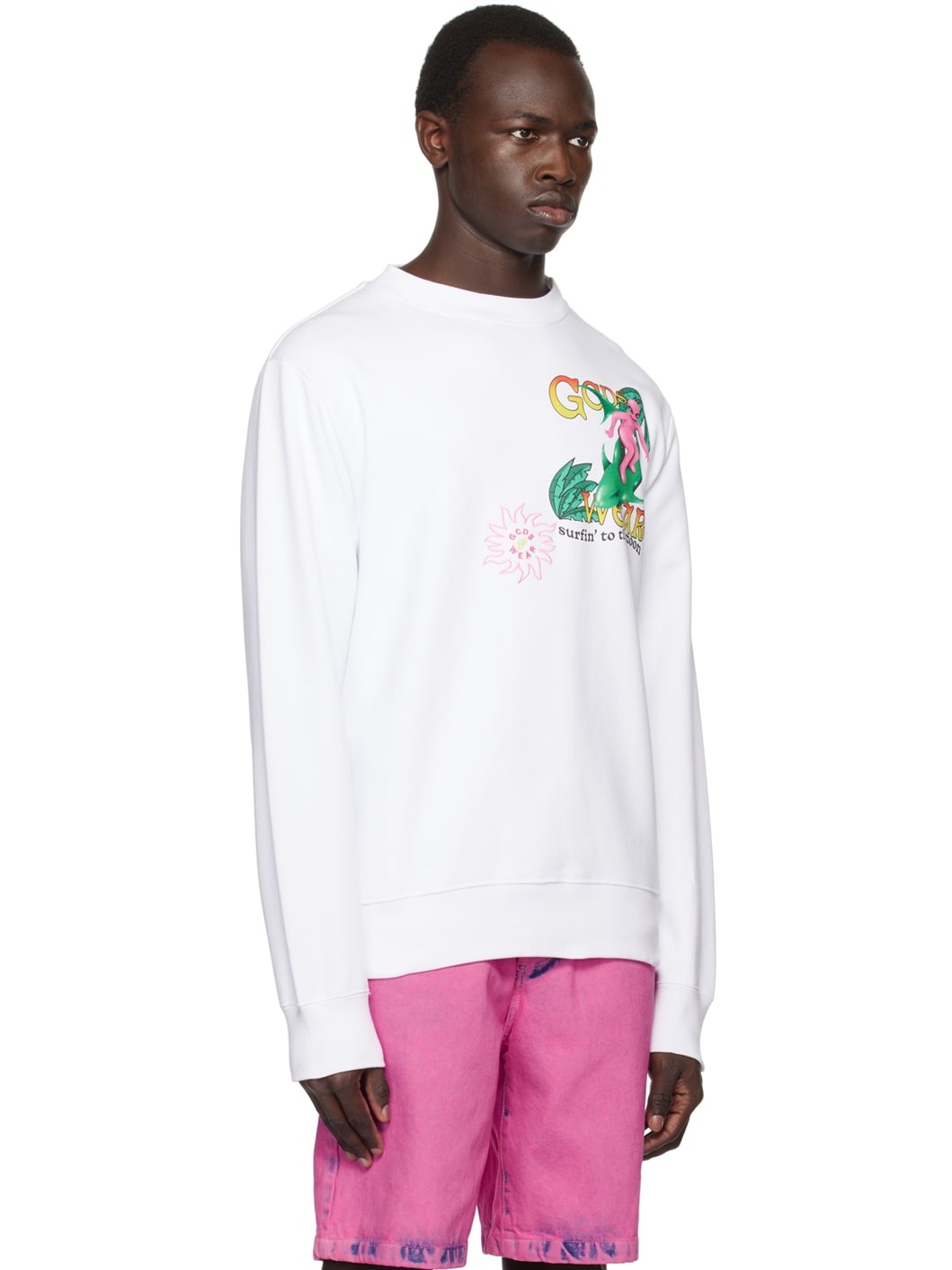 White Surfing Wirdo Sweatshirt - 2