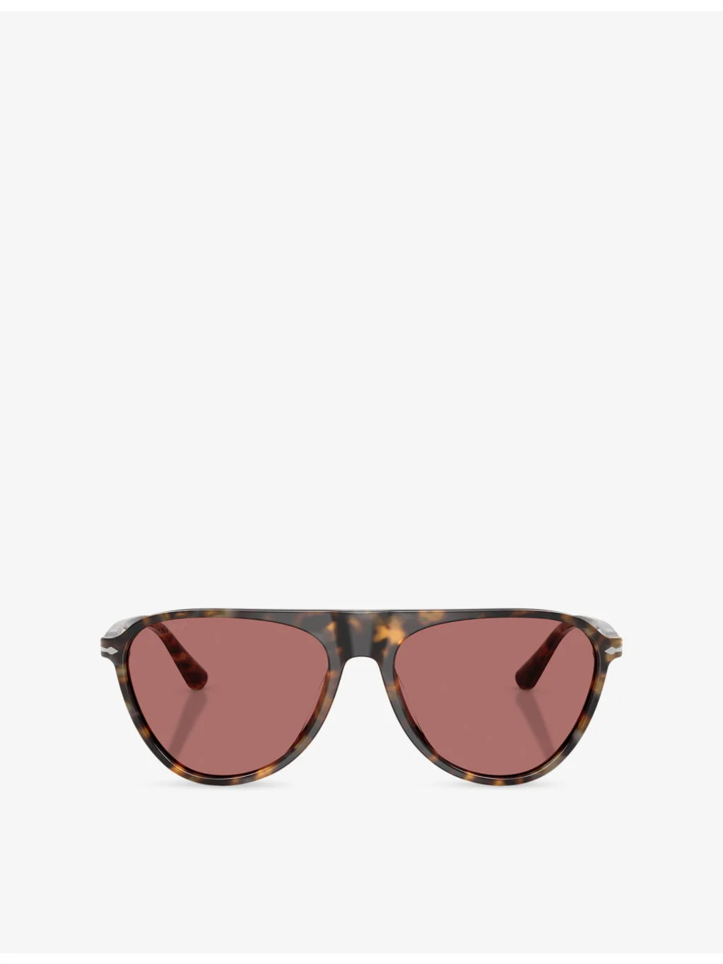 PO3404S Aviator-Frame Tortoiseshell Acetate Sunglasses - 1