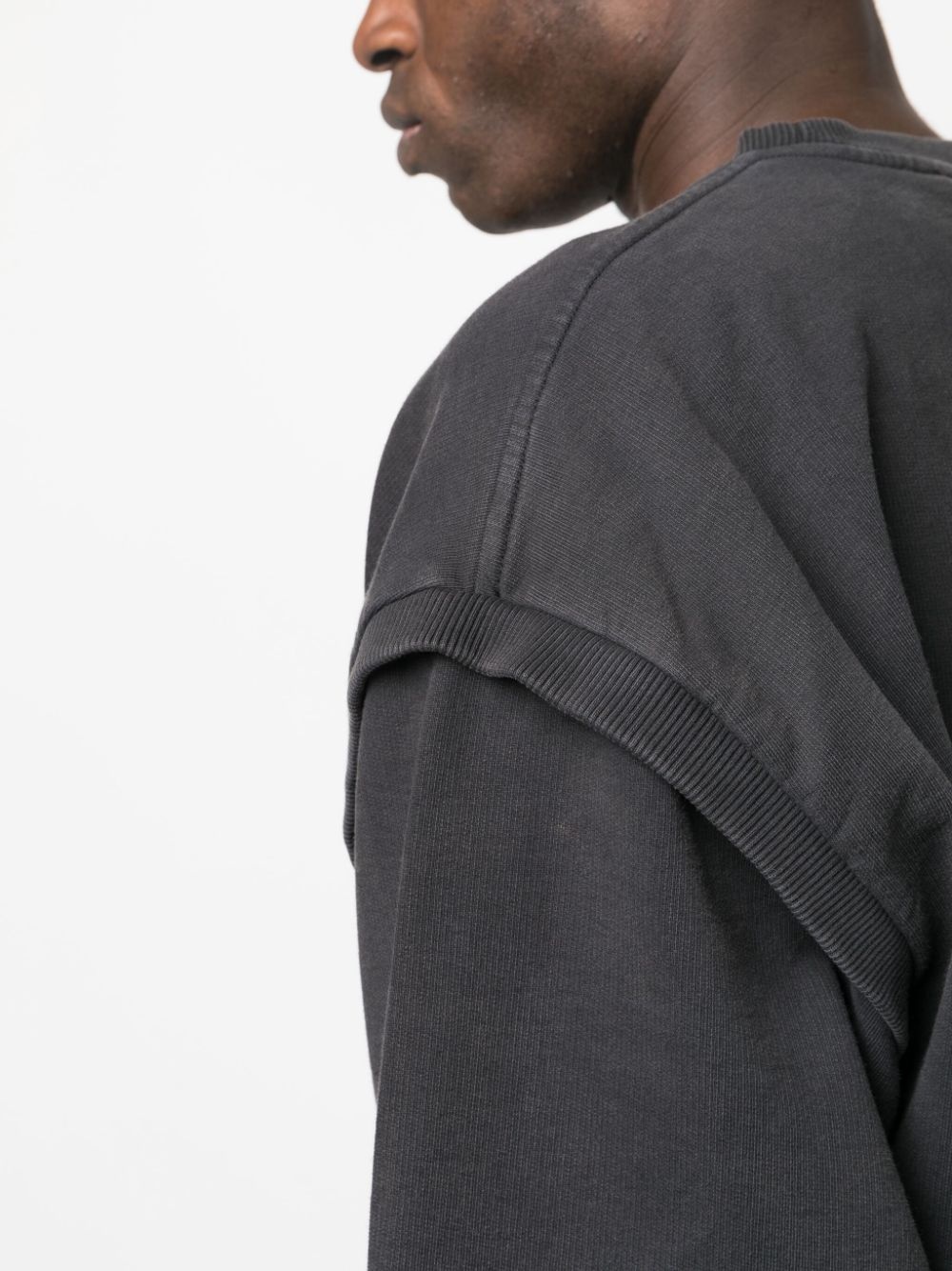 logo-print crew-neck sweatshirt - 5
