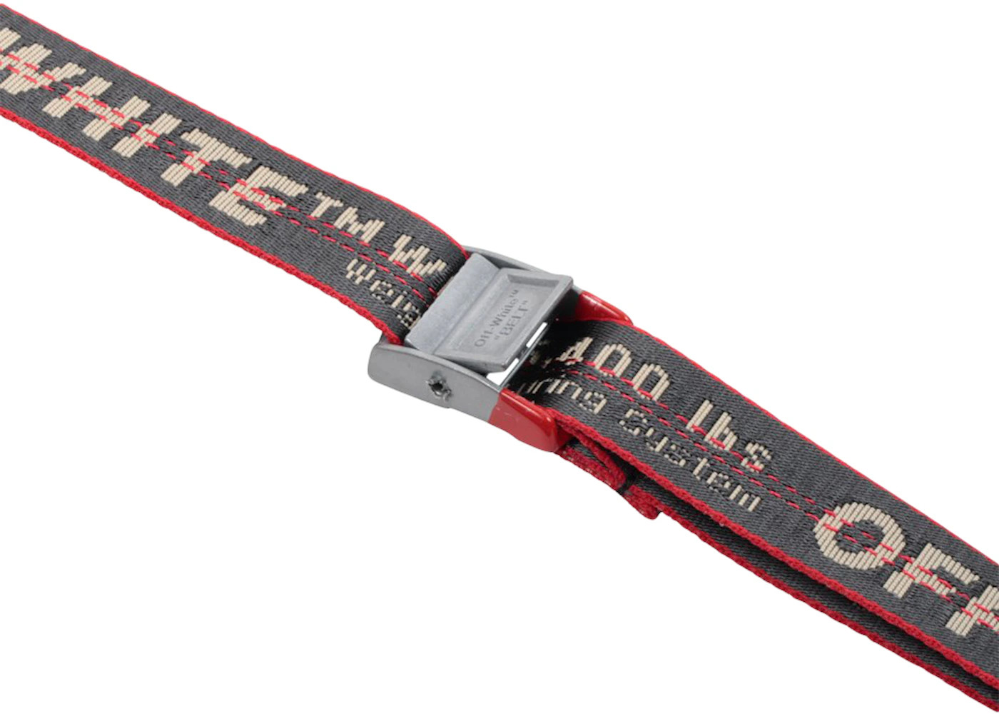 OFF-WHITE Mini Industrial Belt Anthracite/Red - 3