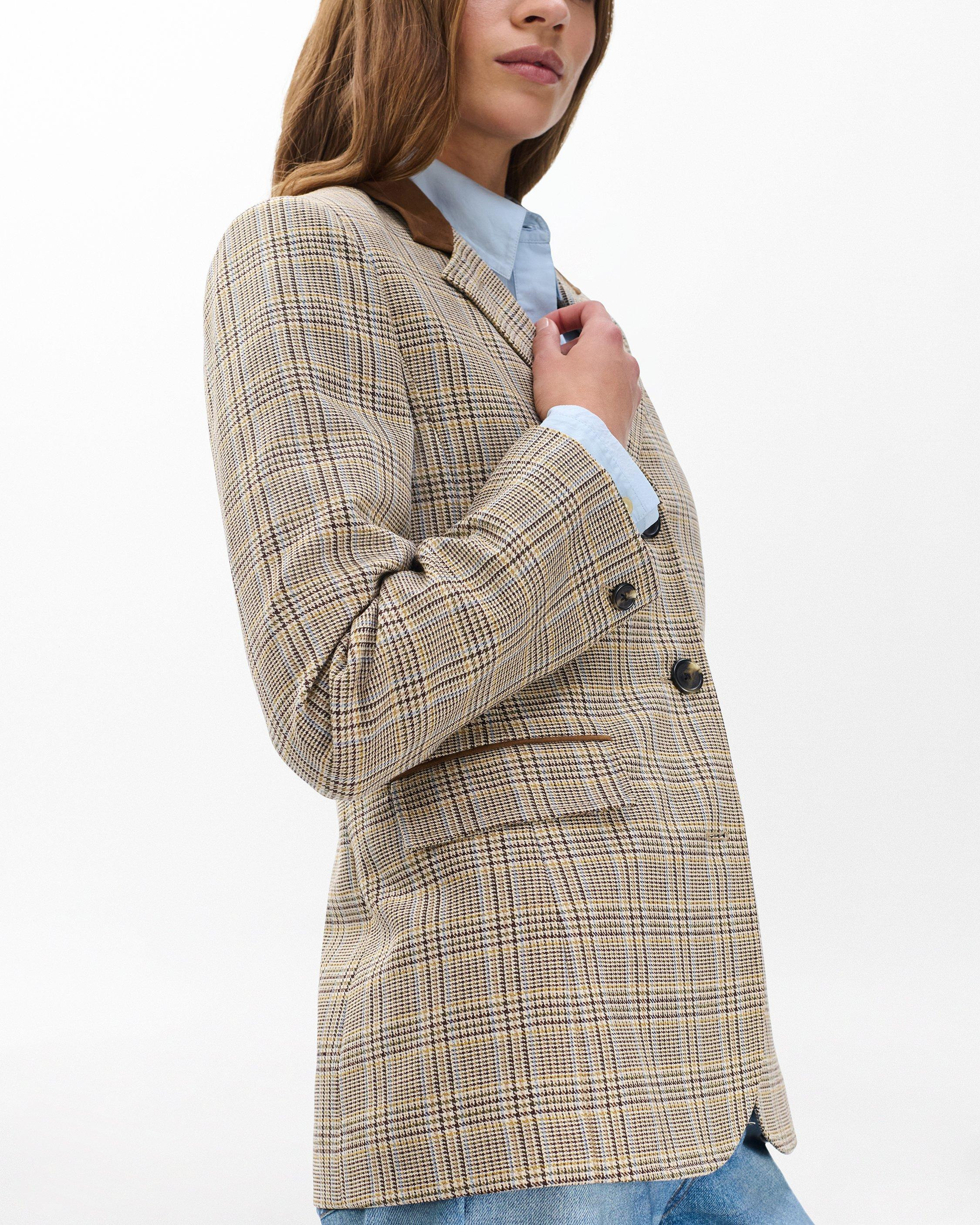 Evia Plaid Blazer - 5