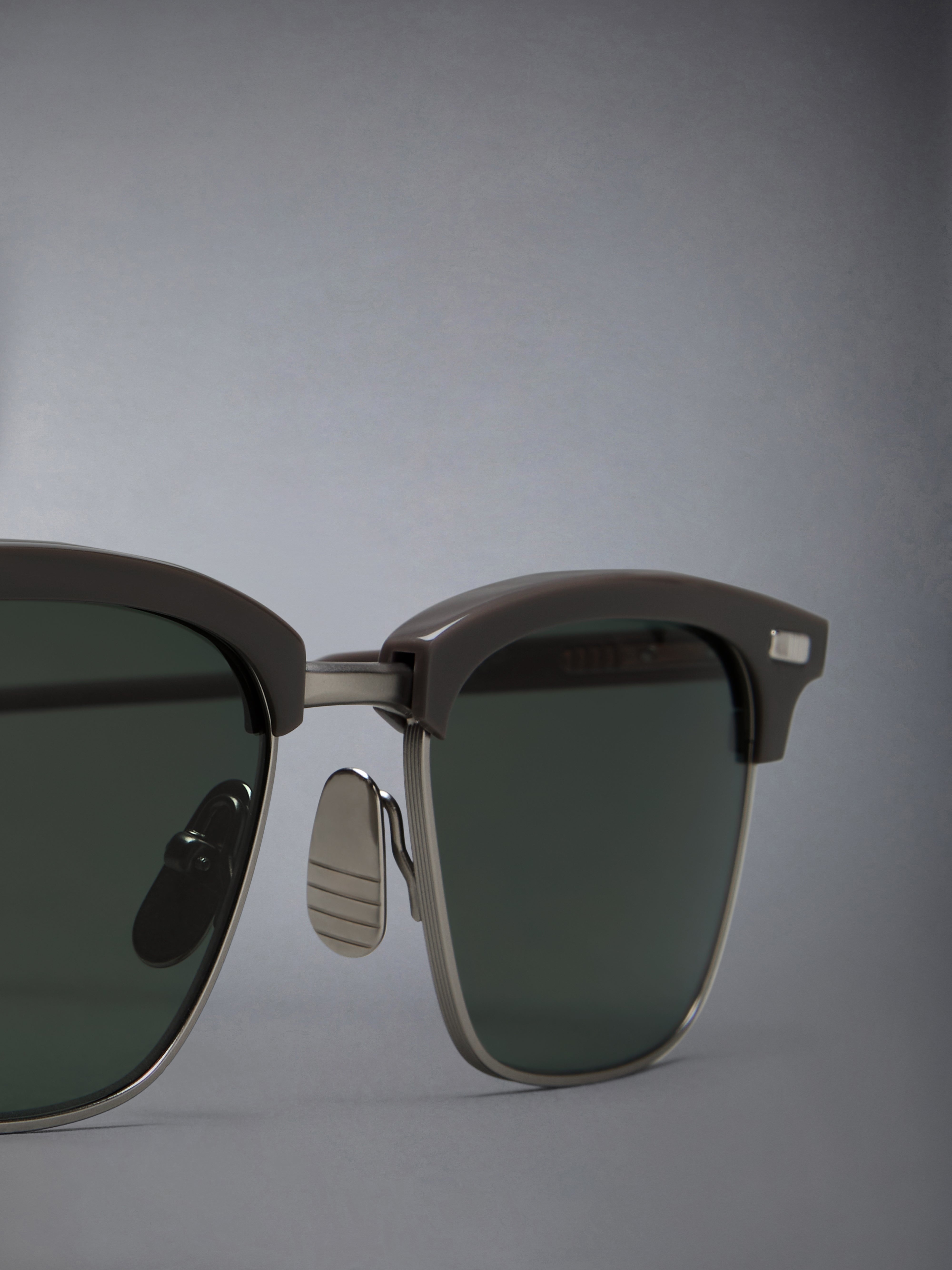ACETATE AND TITANIUM RECTANGULAR SUNGLASSES - 3