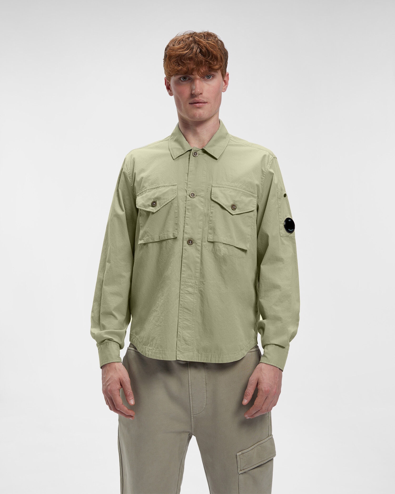 Gabardine Buttoned Pockets Shirt - 2