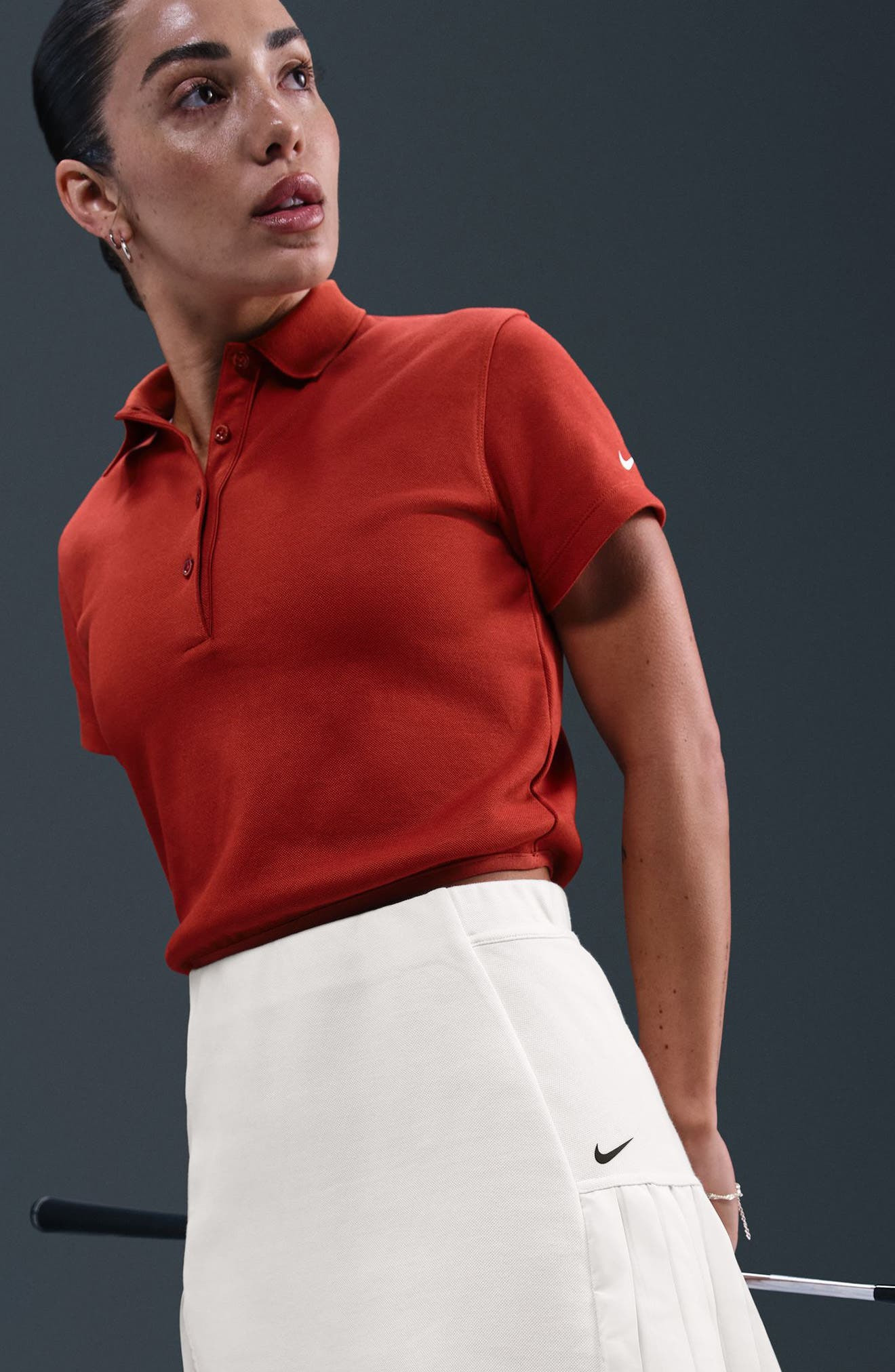 Nike Pleated Dri-FIT Golf Skirt in Sail/black at Nordstrom - 7