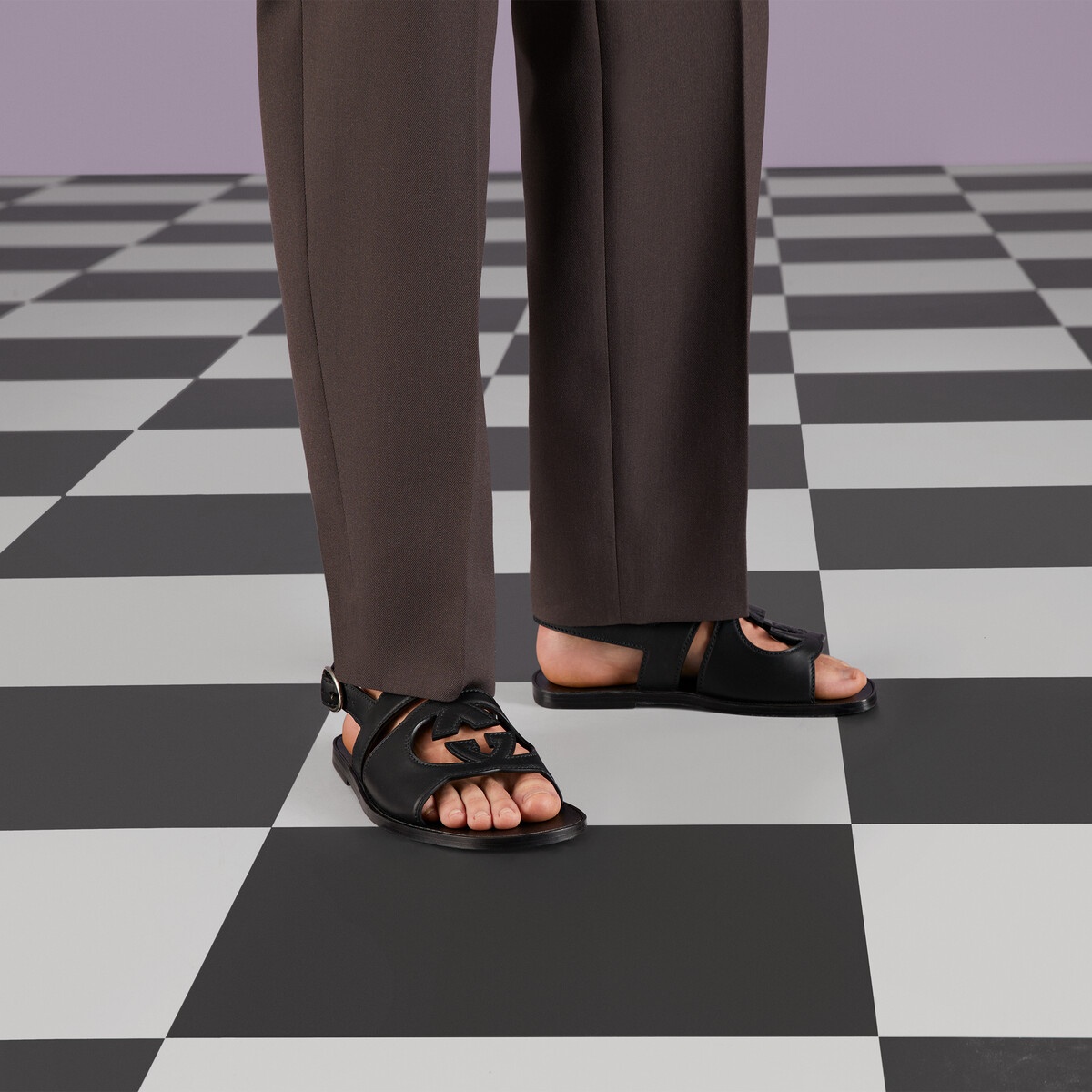 Men's Interlocking G sandal - 3