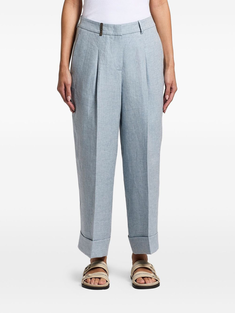turn-up tailored trousers 1
