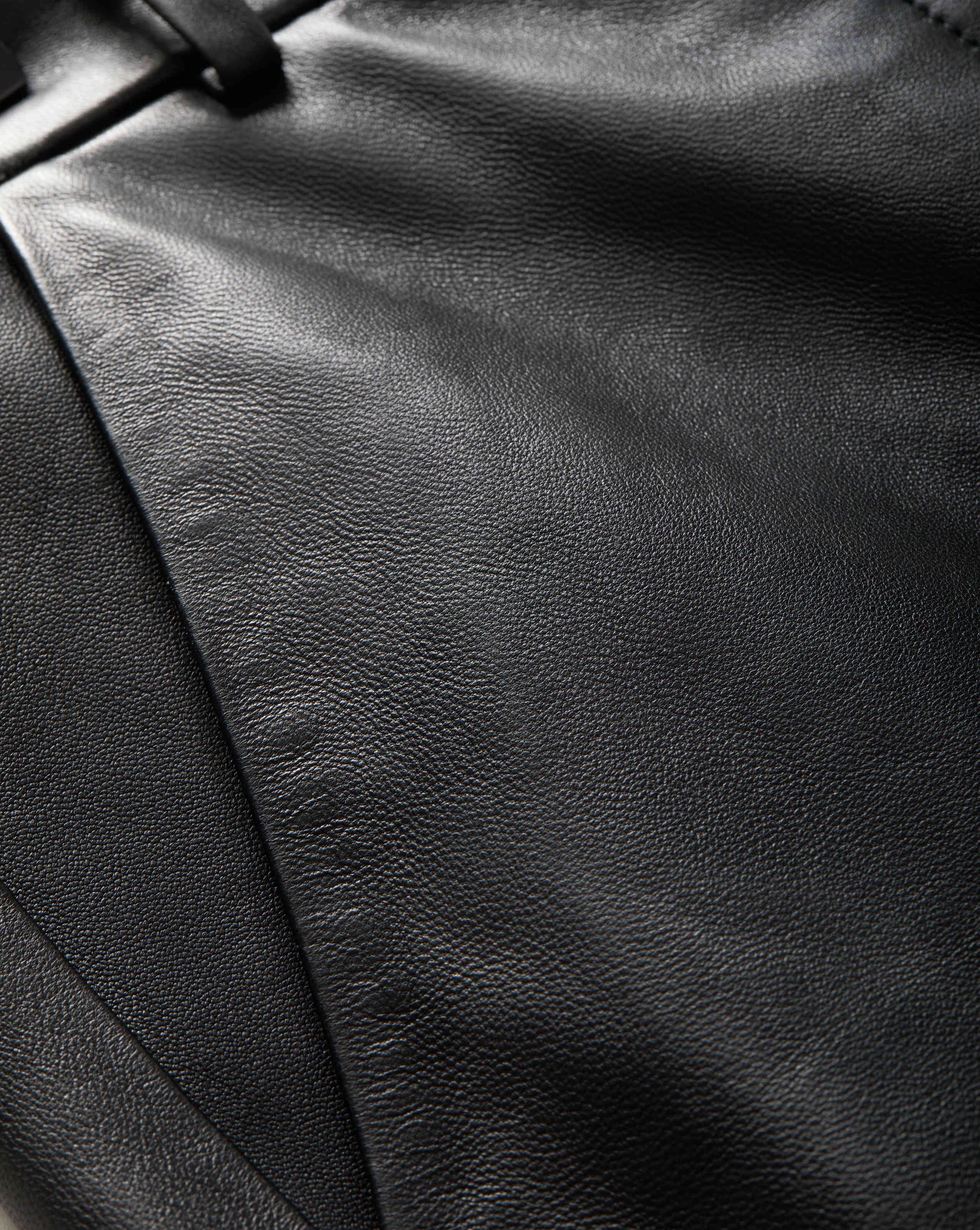 MAXINE LEATHER MIDI SKIRT - 6