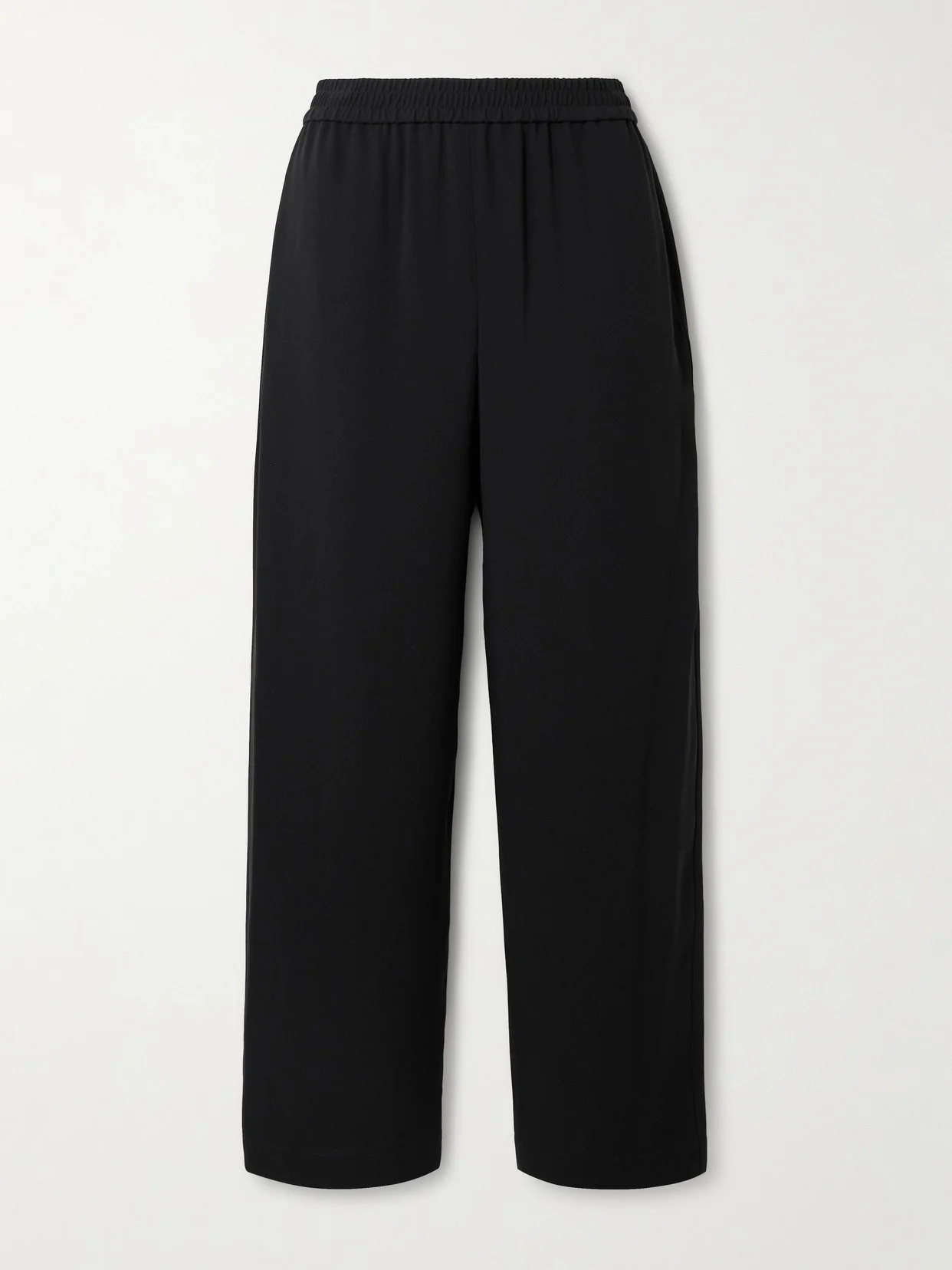 Satin-crepe Wide-leg Pants - 1