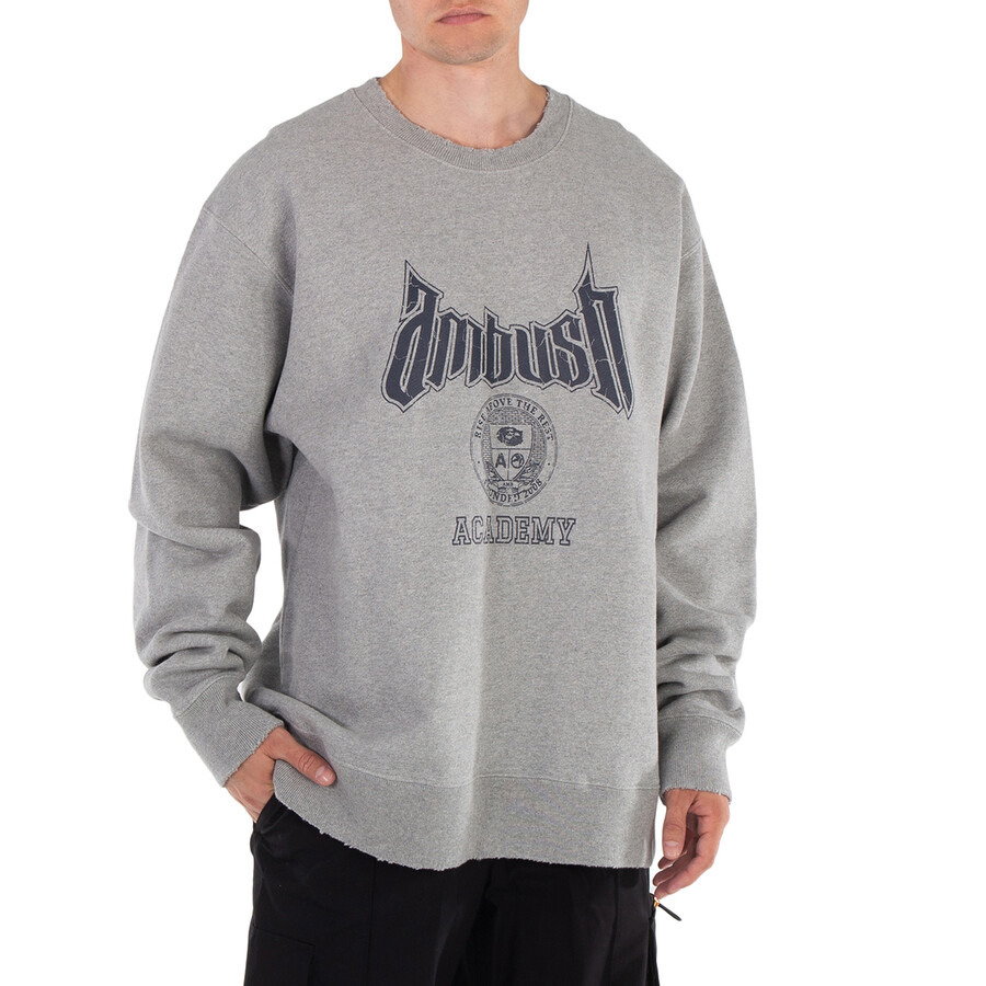 Ambush Grey Academy Crewneck Sweatshirt - 5