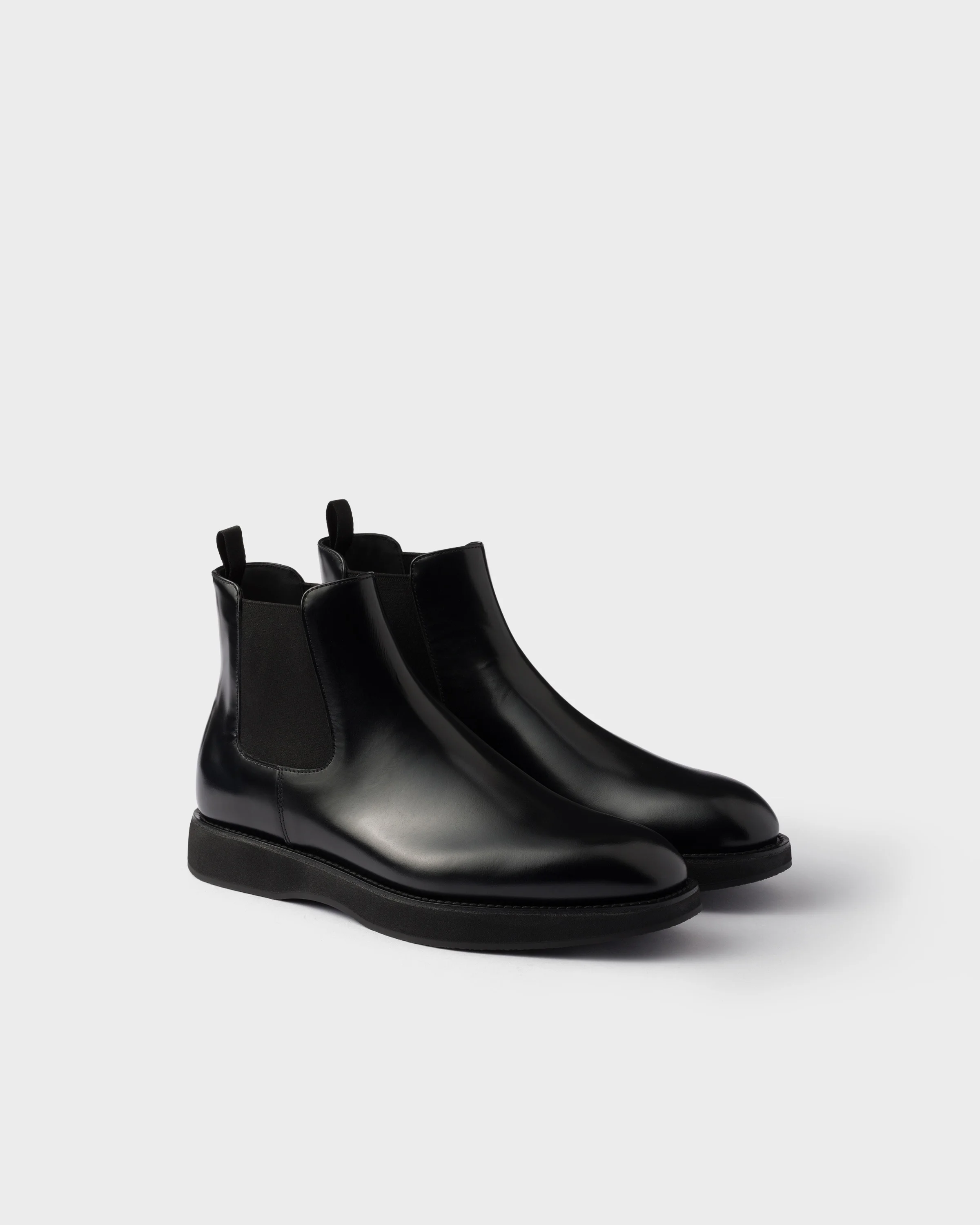 Brushed leather Chelsea boots - 1