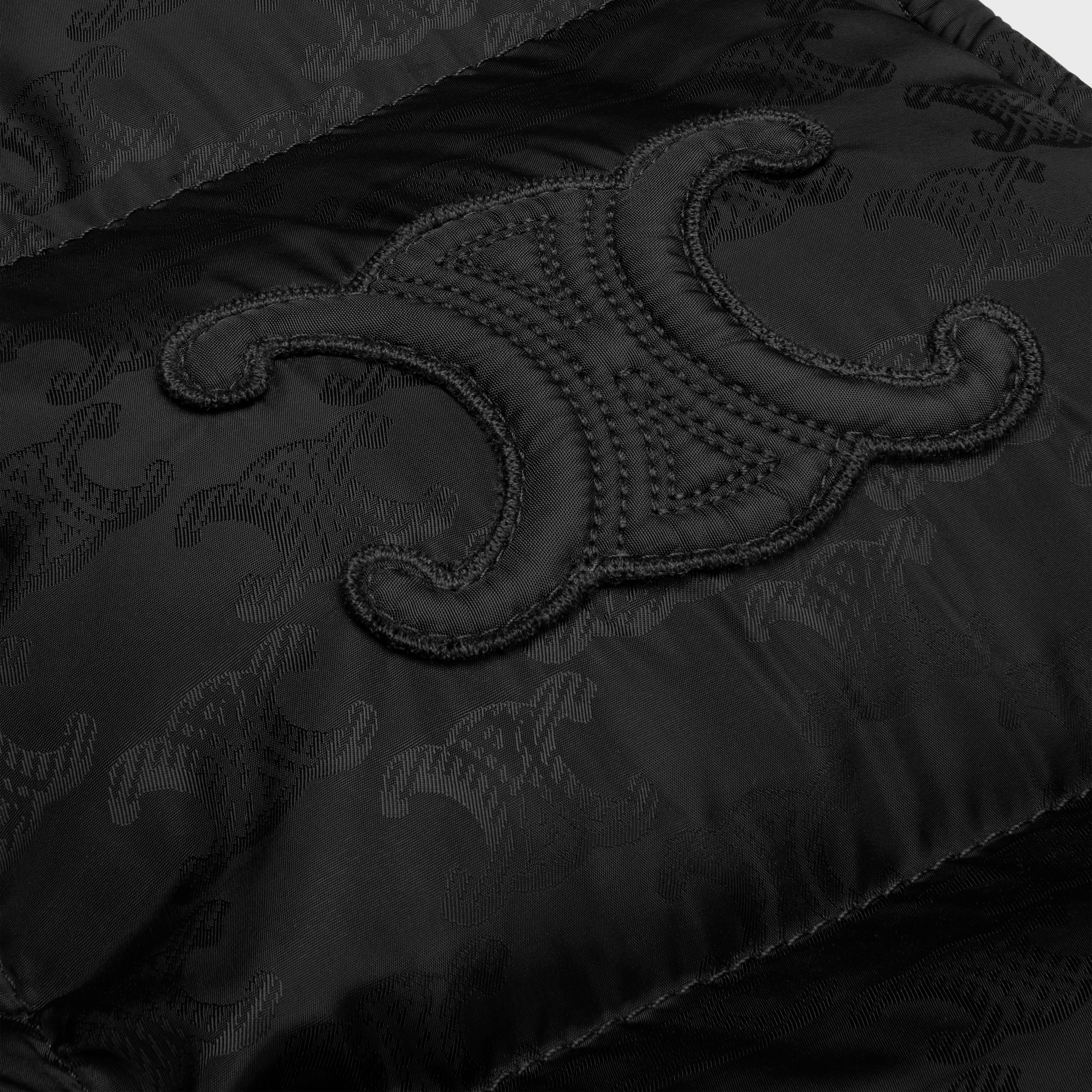 monogrammed blouson jacket in quilted nylon - 4