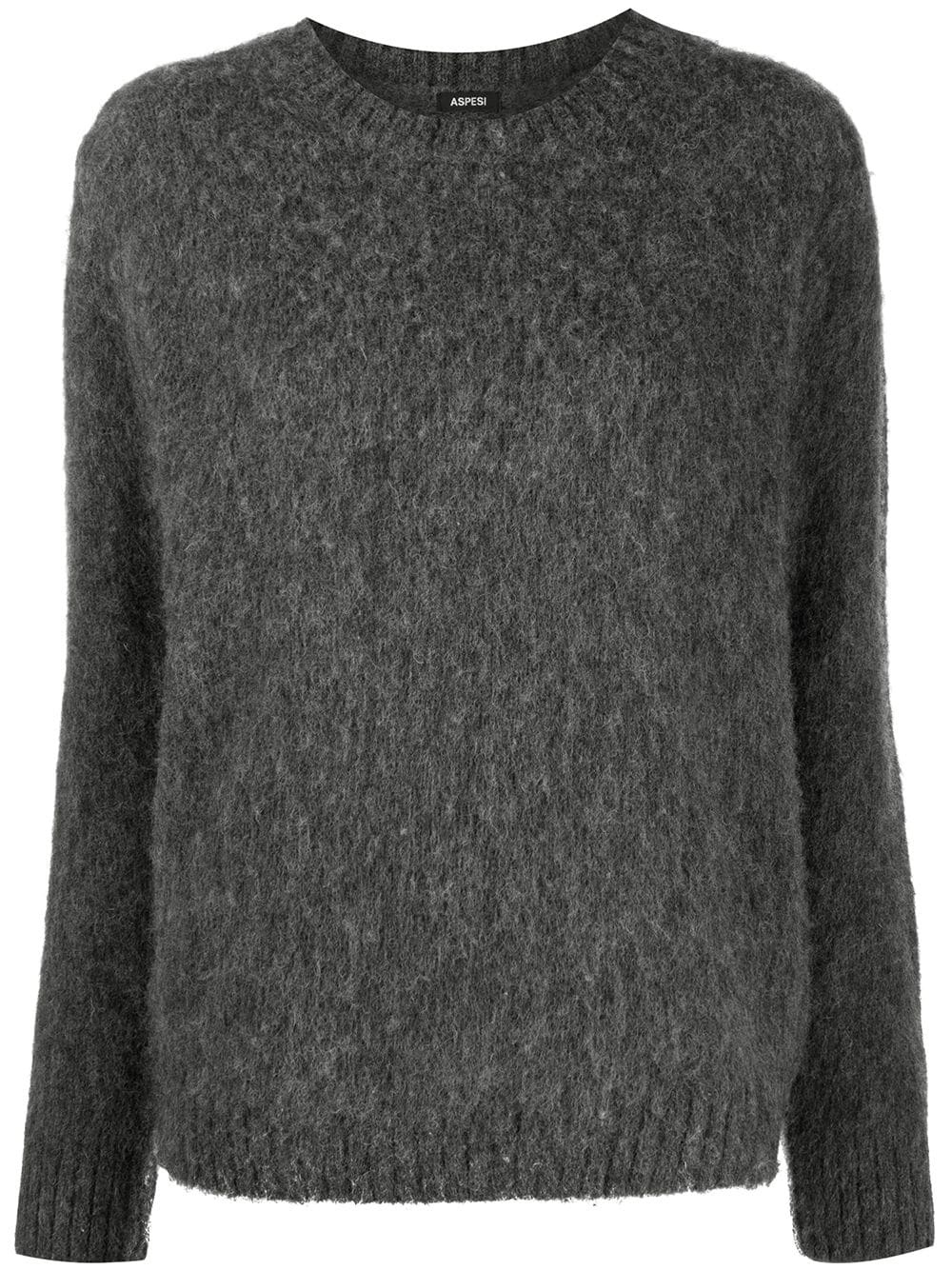 crewneck wool jumper - 1