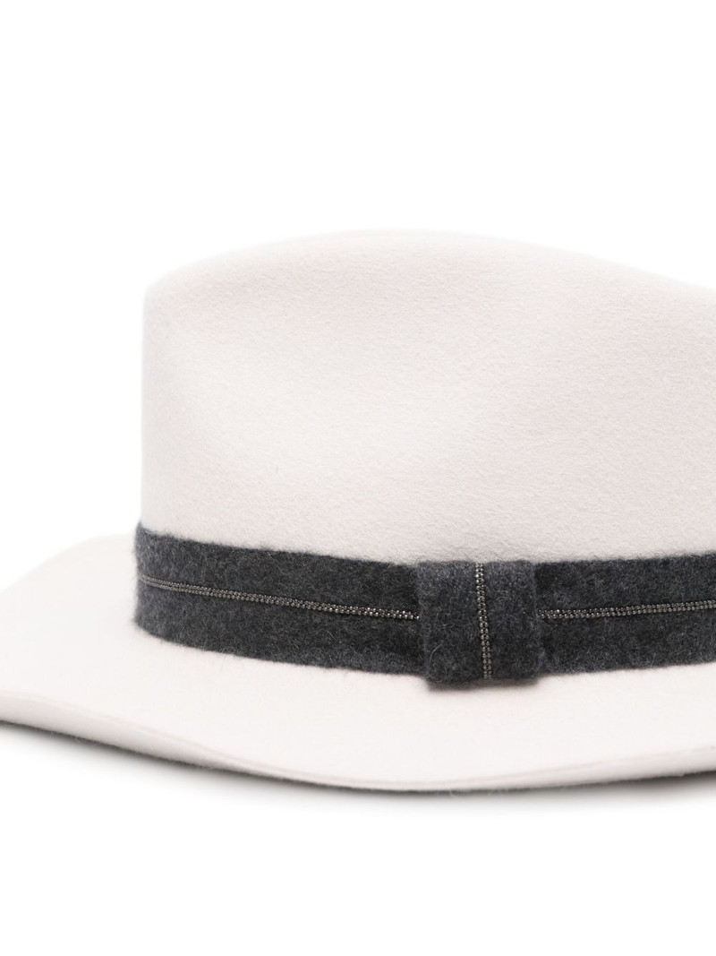 Brunello Cucinelli monili-band hat outlook