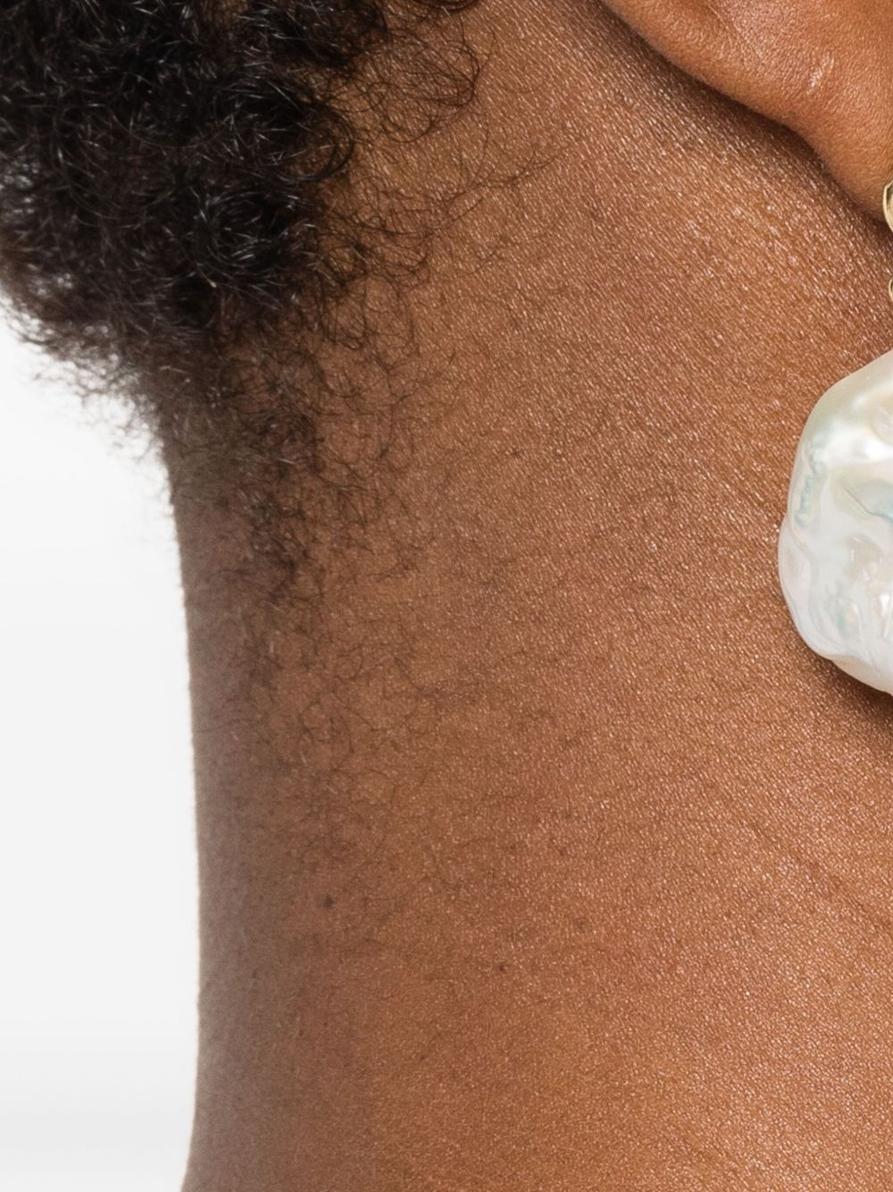 Rose pearl earrings - 2