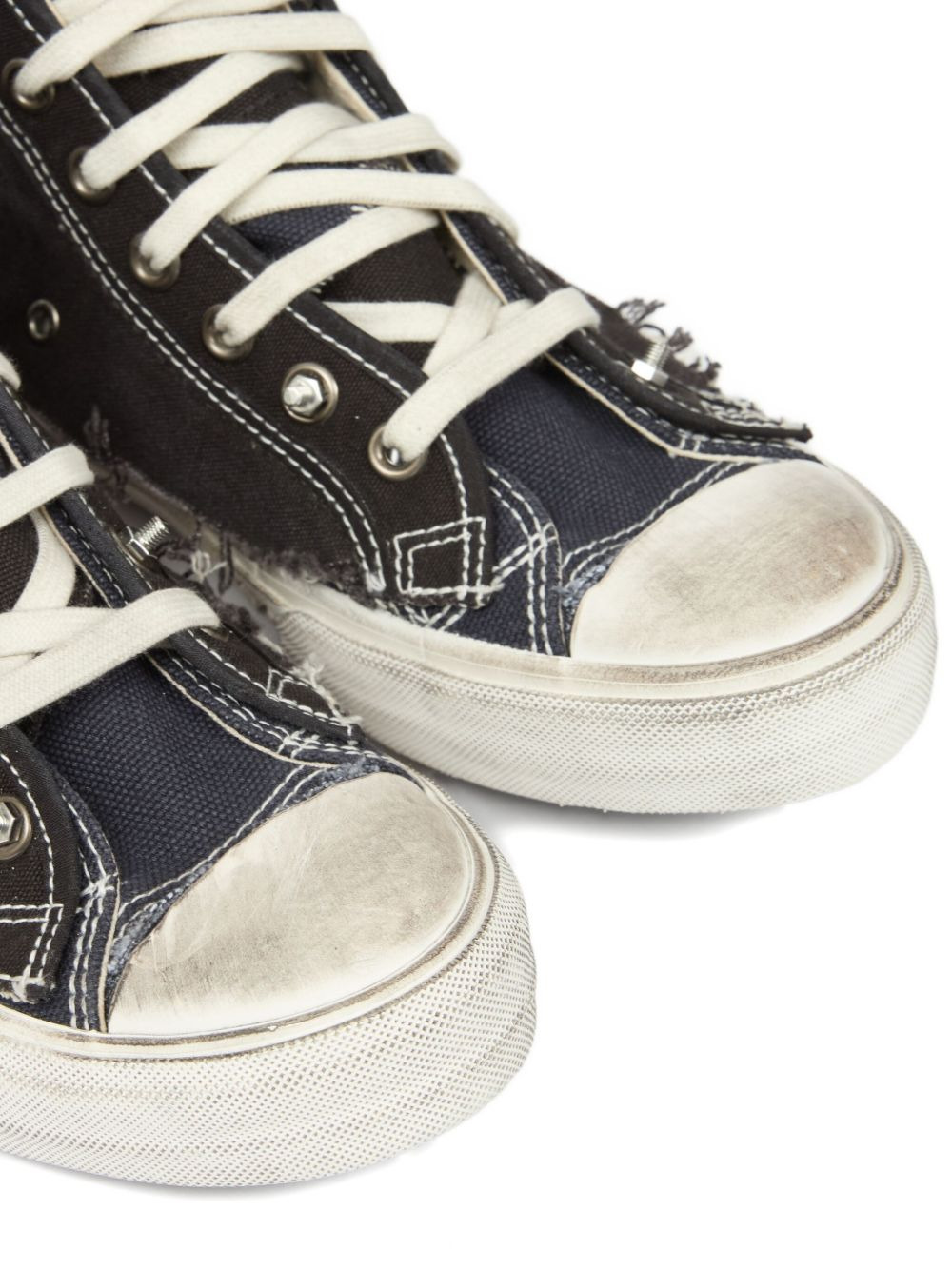 distressed high-top sneakers - 4