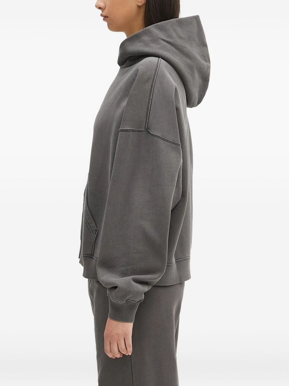 Benton embroidered-logo hoodie - 2