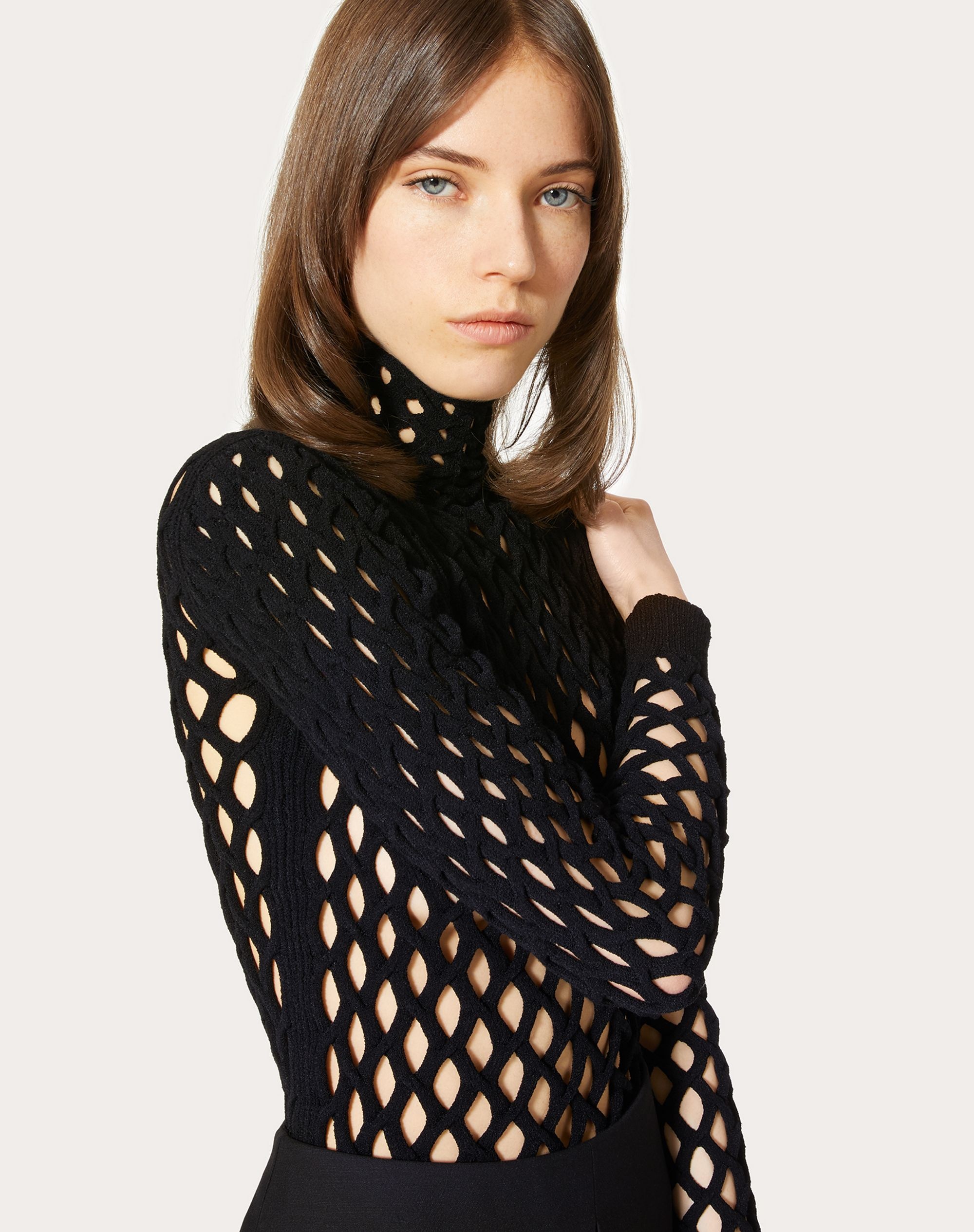STRETCHED VISCOSE TOP - 5