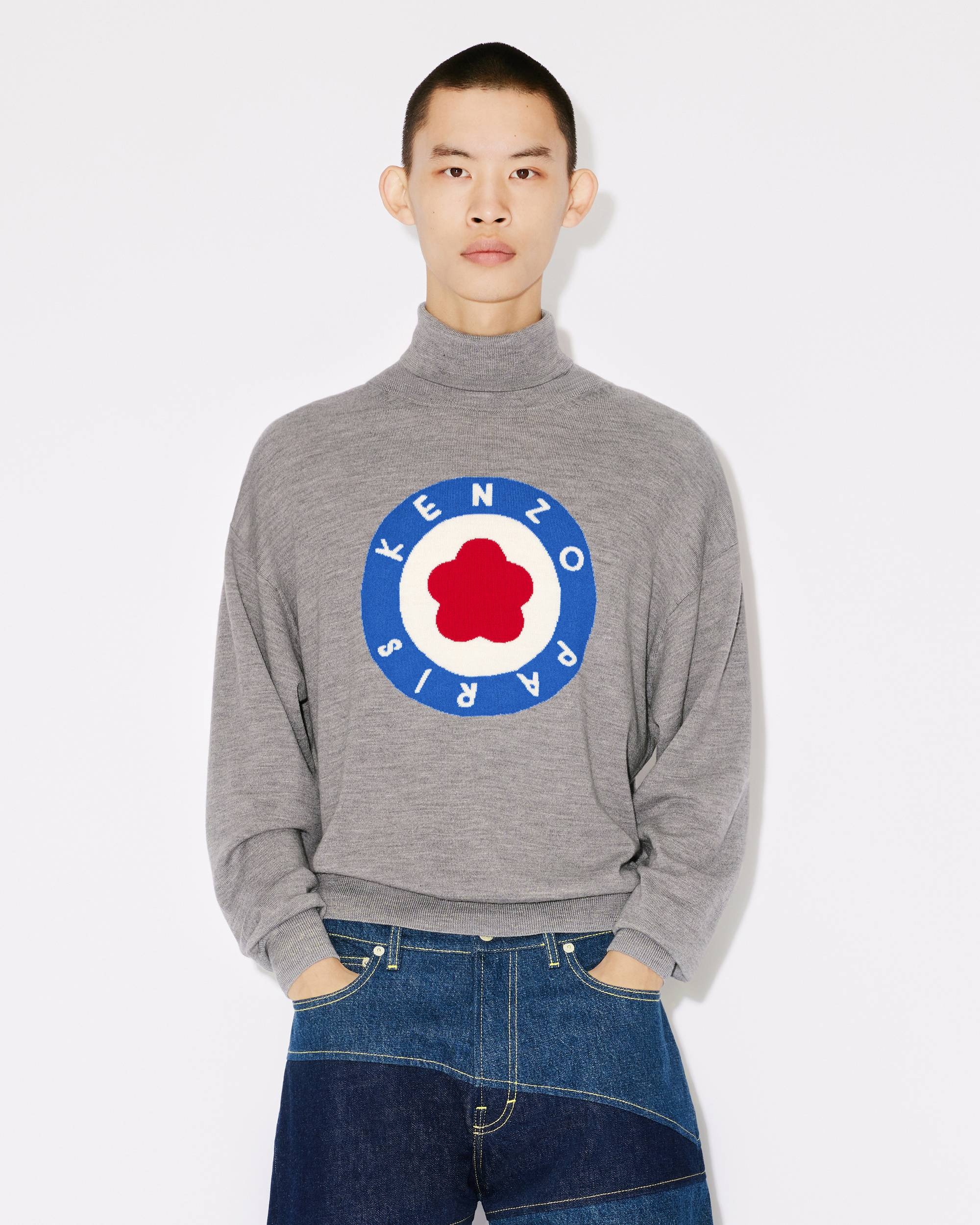 KENZO Target roll neck jumper - 3