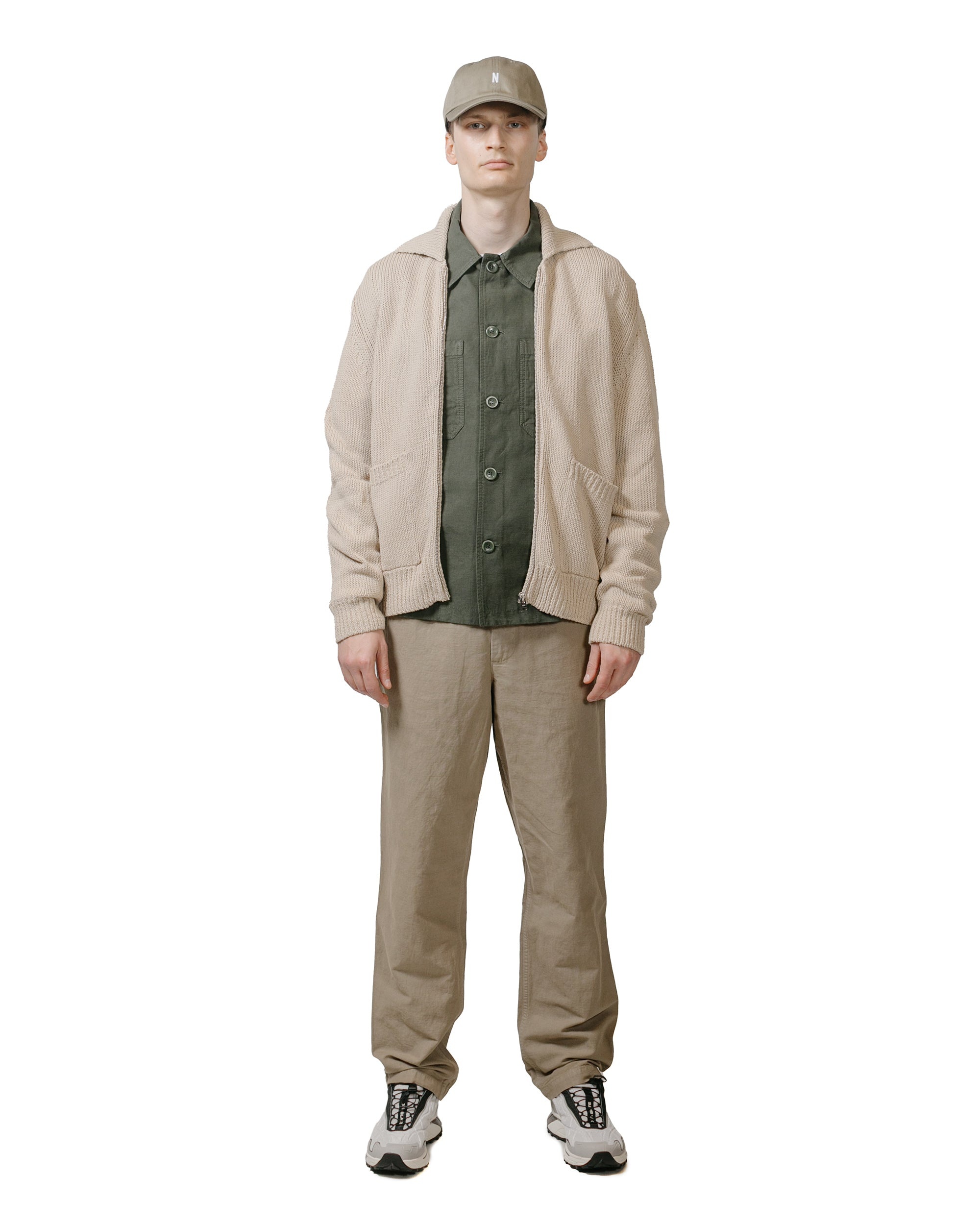Erik Cotton Jacket Tan - 4