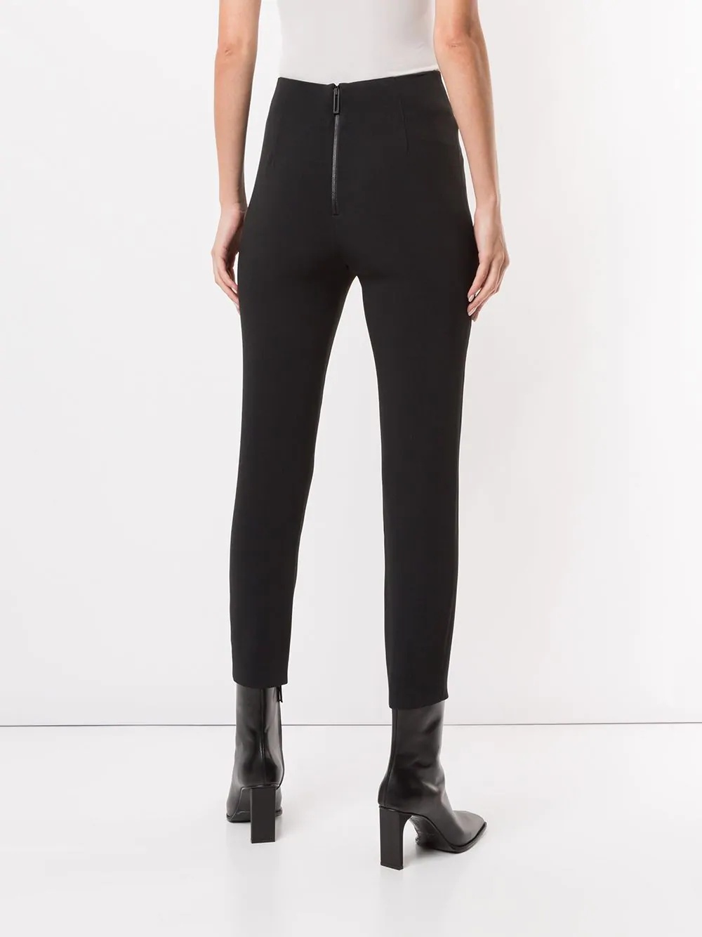 compact stretch tuxedo trousers - 4