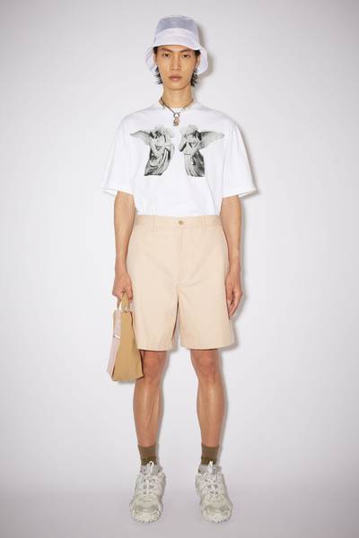 Acne Studios Cotton blend shorts - Wheat beige outlook