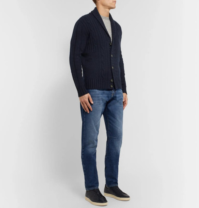 Loro Piana Cable-Knit Baby Cashmere Cardigan outlook