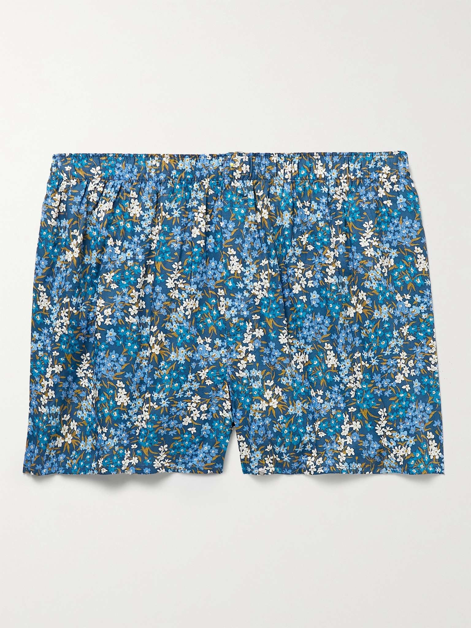 Printed Cotton Boxer Shorts - 1