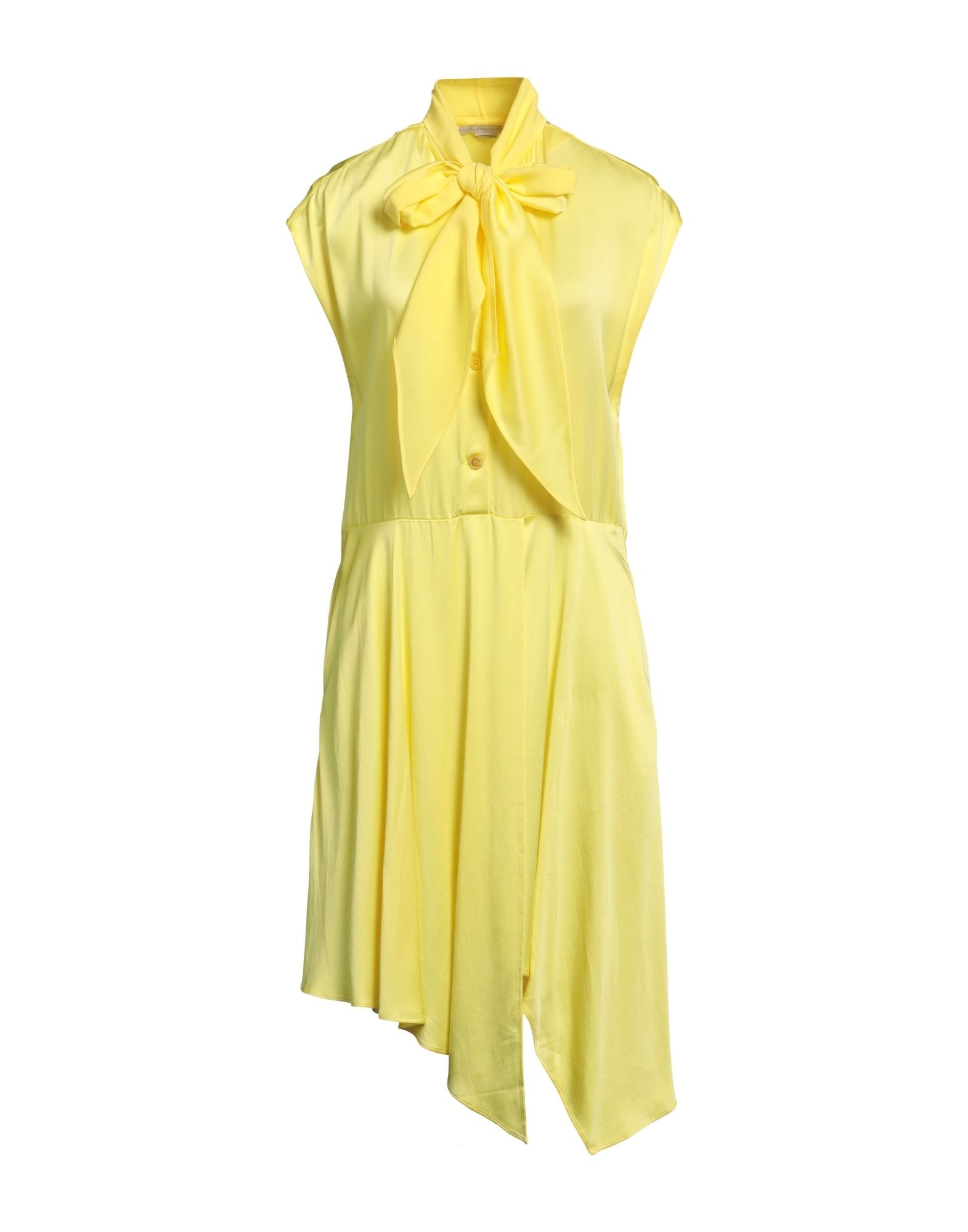 Yellow Women's Elegant Dress - 1