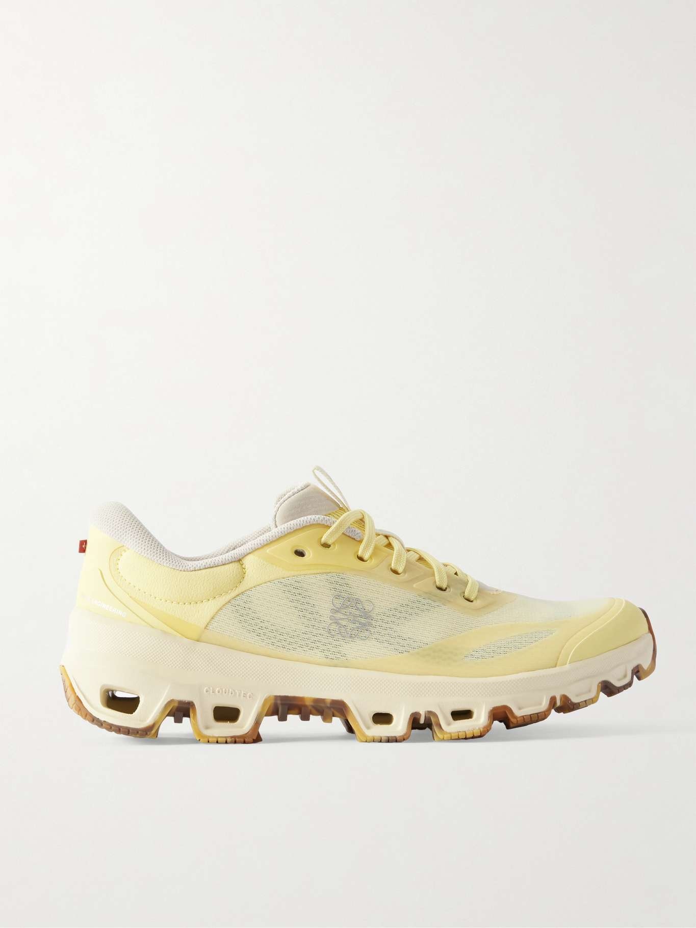+ ON CLOUDVENTURE 2.0 rubber-trimmed paneled recycled-mesh sneakers Pastel yellow - 1