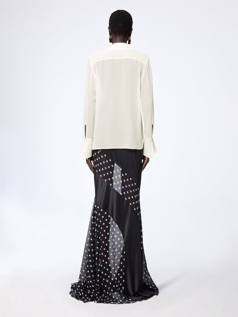 Long Polka Dot Skirt 4