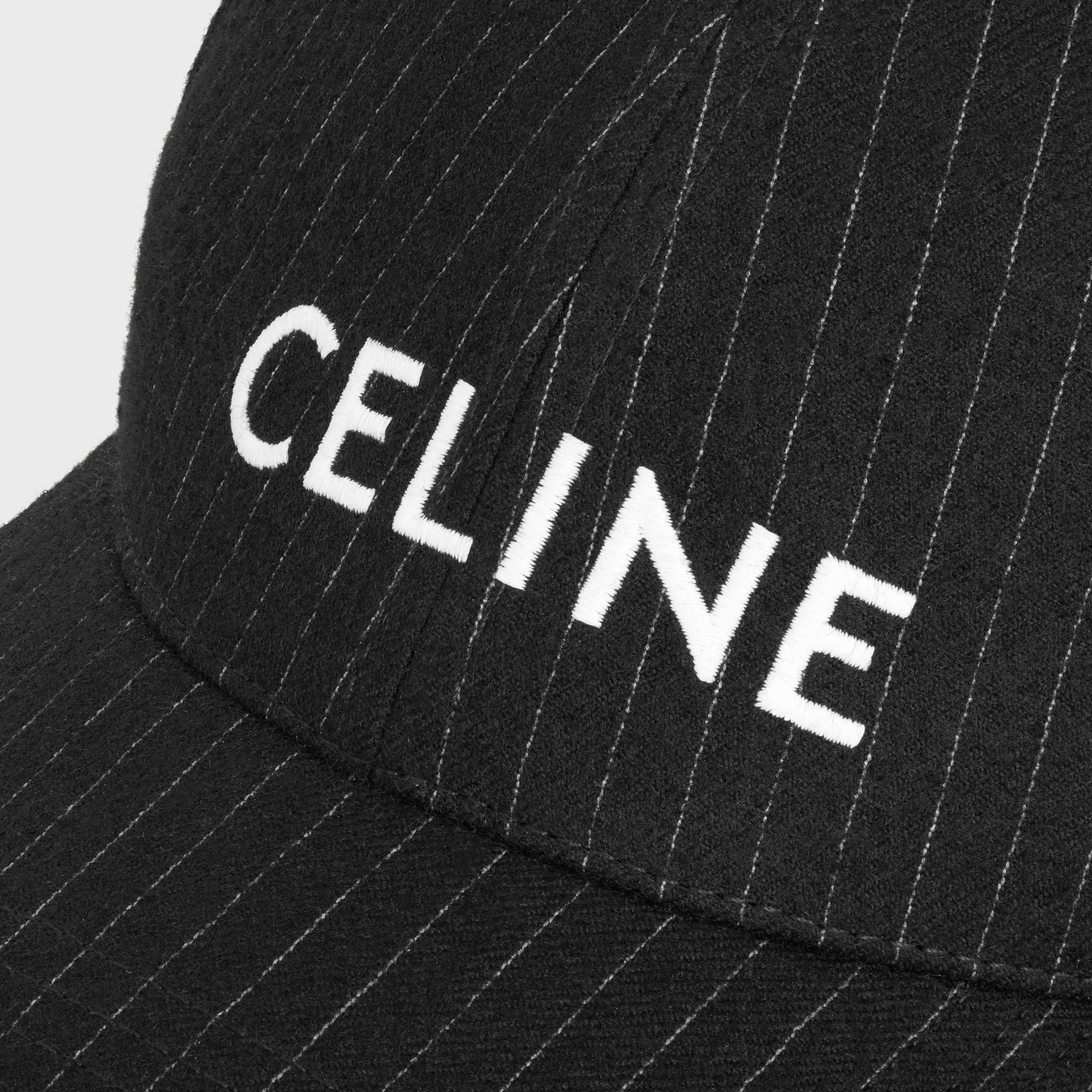 celine baseball cap in striped flannel - 5