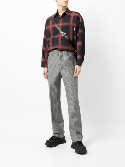 Marni check-print wool shirt outlook