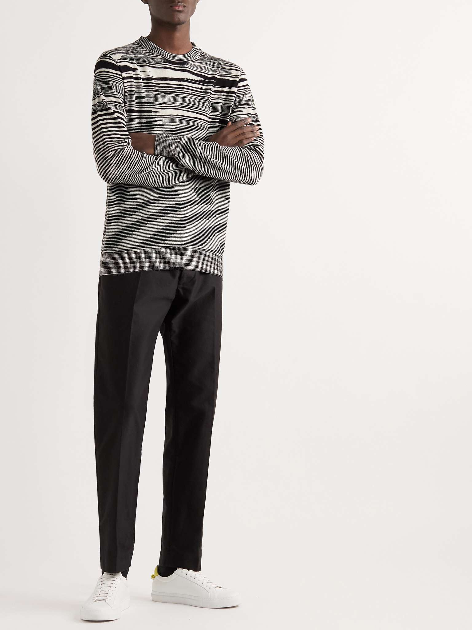 Striped Cashmere Sweater - 4