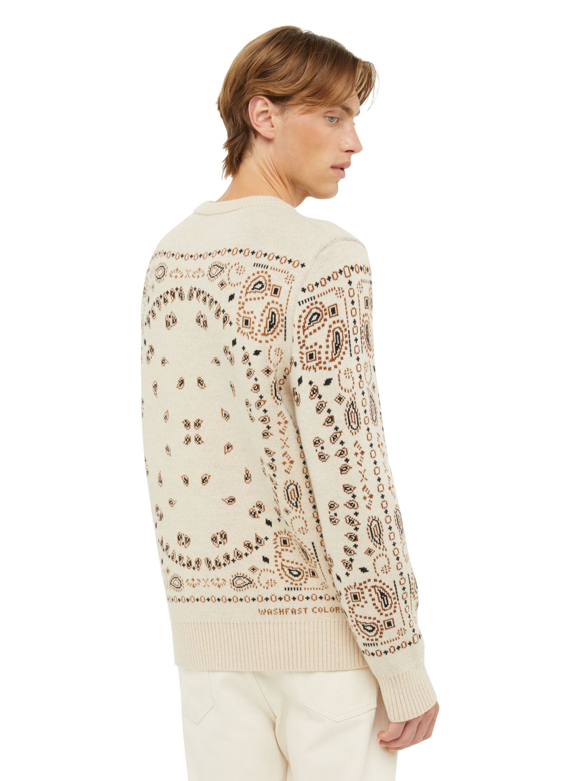 Bandana Jacquard Sweater - 8