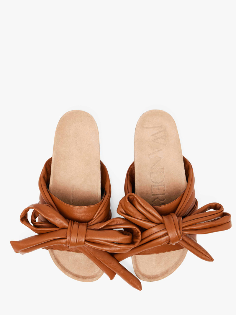 BOW FLAT SANDALS 4